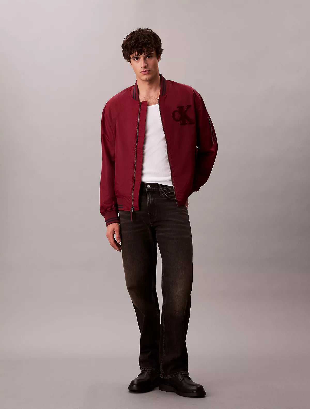 Calvin Klein - Nylon Tipped Bomber Jacket