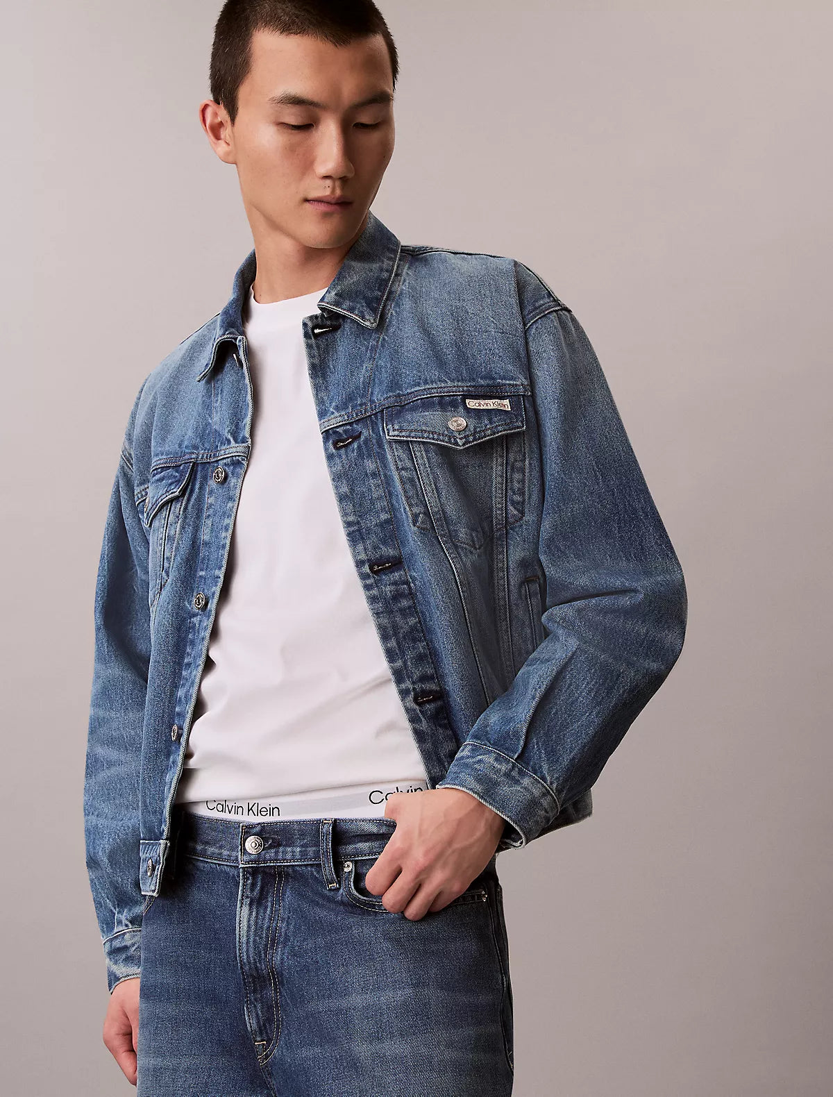 Calvin Klein - 90s Denim Trucker Jacket