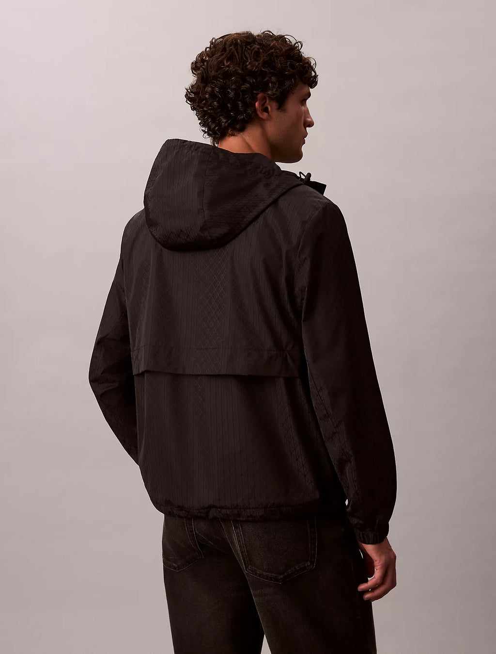 Calvin Klein - Allover Emblem Logo Windbreaker Jacket