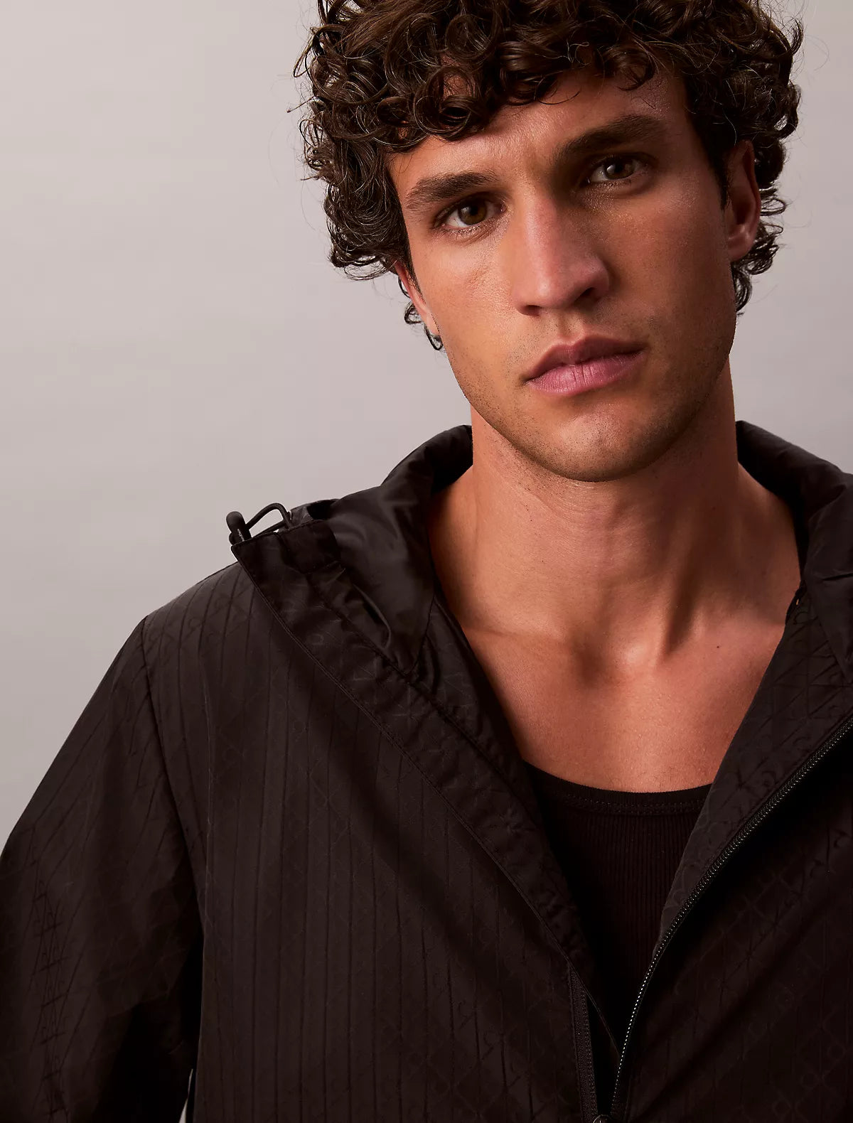 Calvin Klein - Allover Emblem Logo Windbreaker Jacket