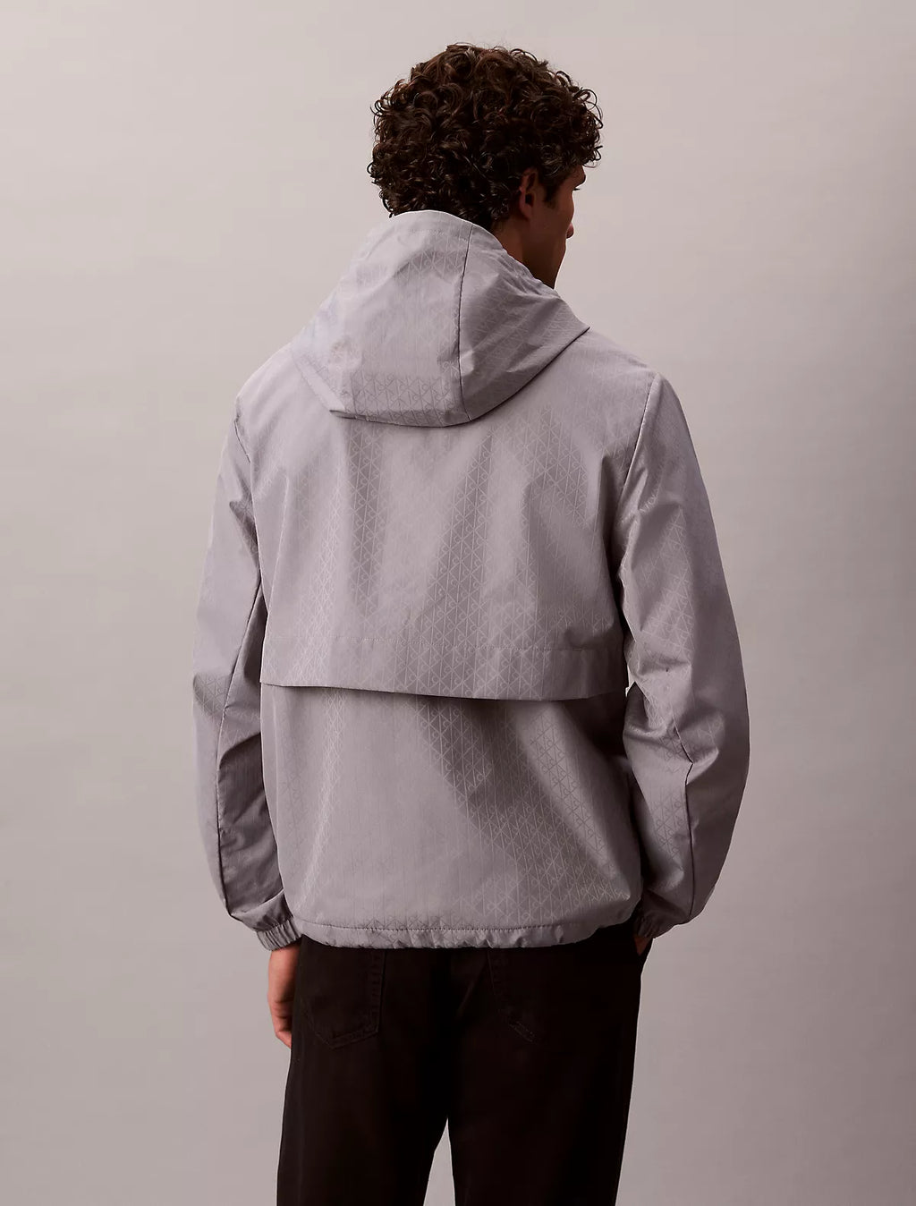 Calvin Klein - Allover Emblem Logo Windbreaker Jacket