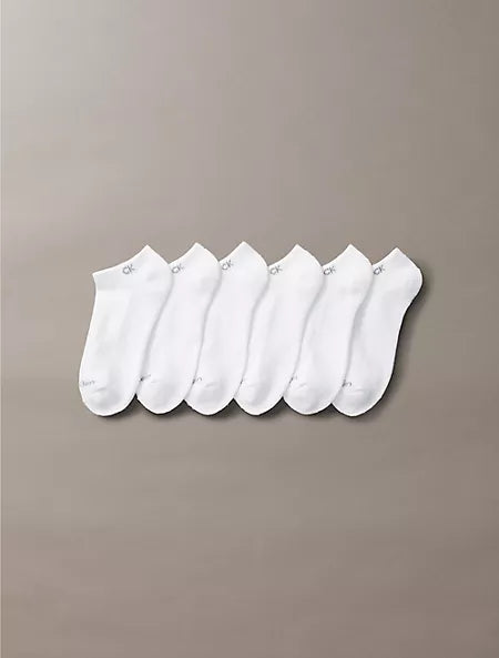 Calvin Klein - Basic Cushion No Show 6-Pack Socks