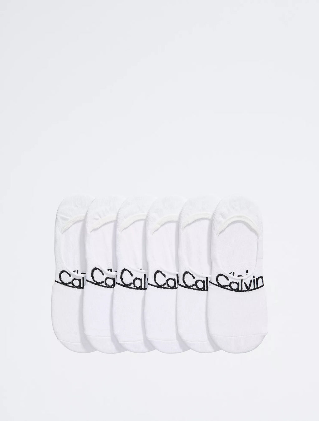 Calvin Klein - Flat Knit 6-Pack Liner Socks