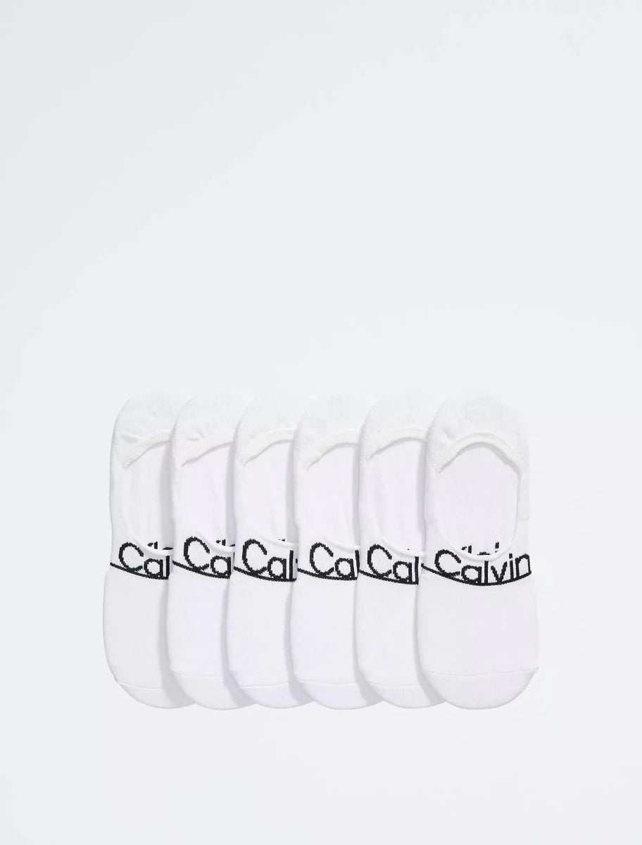 Calvin Klein - Flat Knit 6 - Pack Liner Socks - Brandatak Store