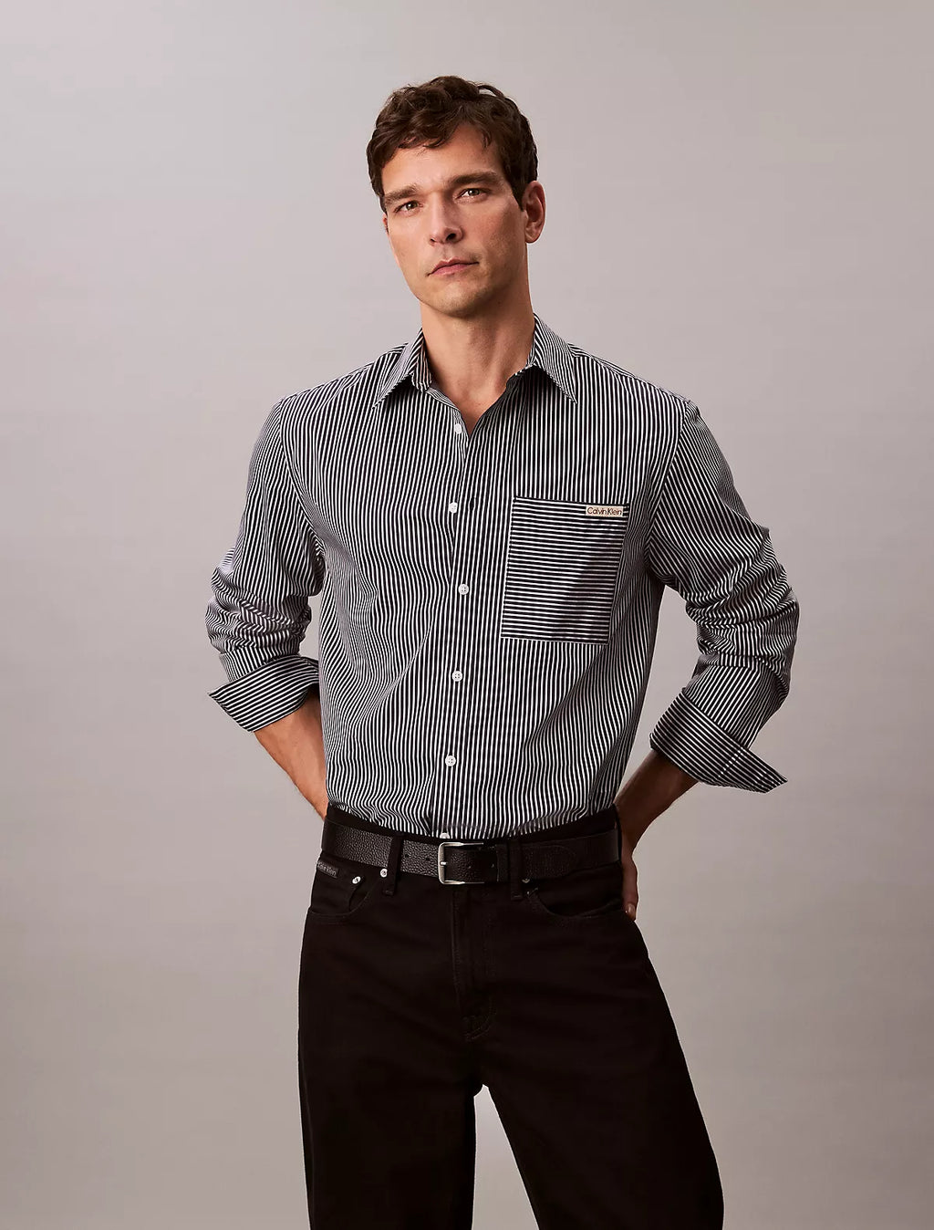 Calvin Klein - Satin Relaxed Button-Down Shirt
