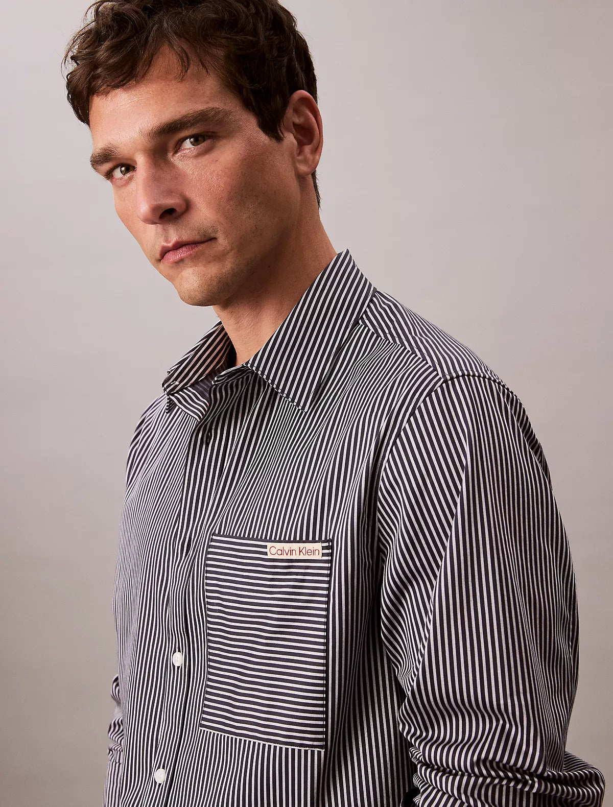 Calvin Klein - Satin Relaxed Button-Down Shirt