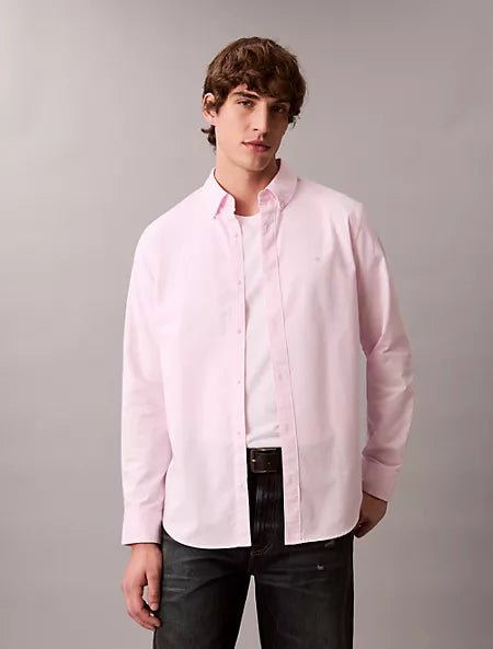 Calvin Klein - Solid Oxford Classic Button - Down Shirt - Brandatak Store