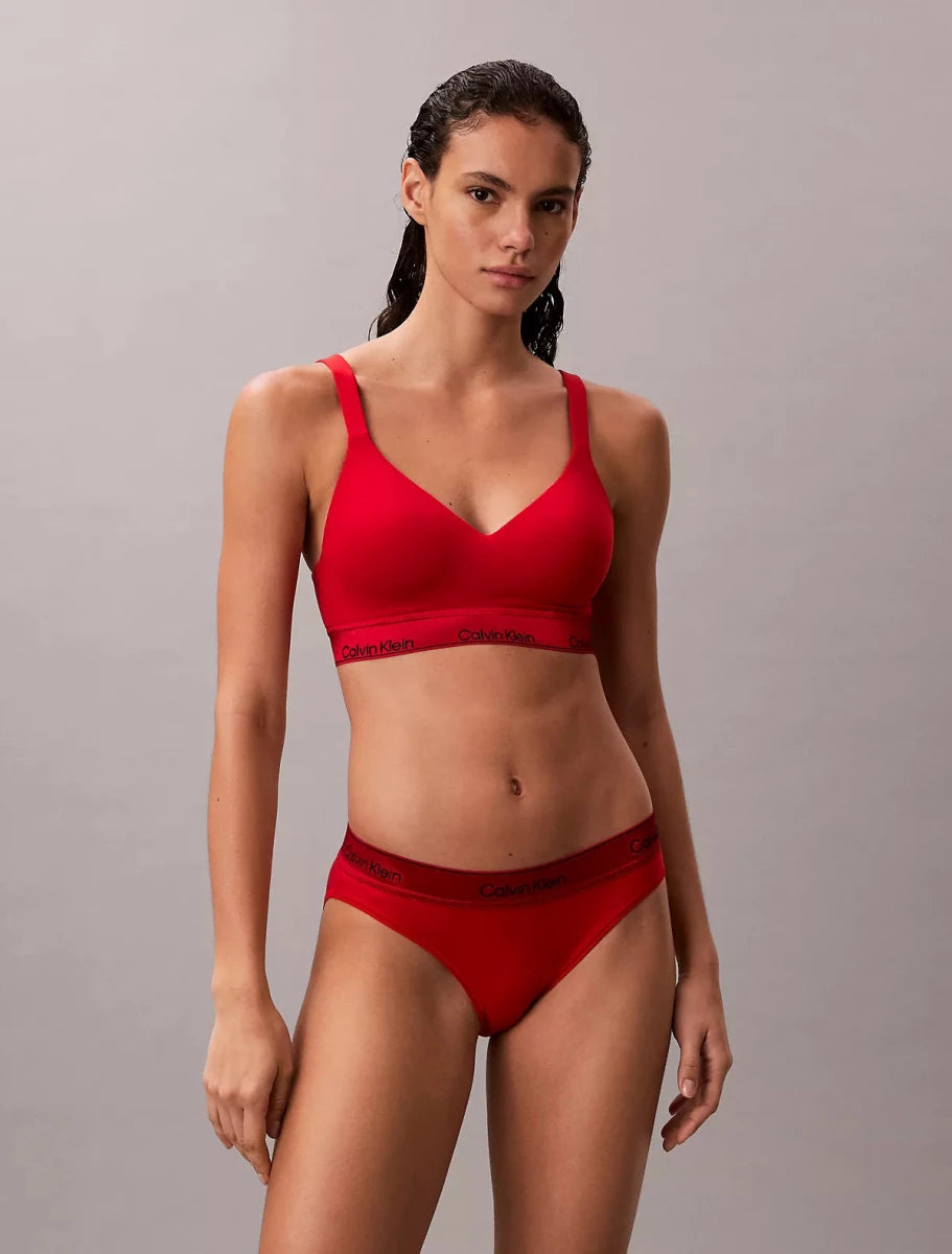 Calvin Klein - Icon Cotton Modal Metallic Lift Bralette - Brandatak Store