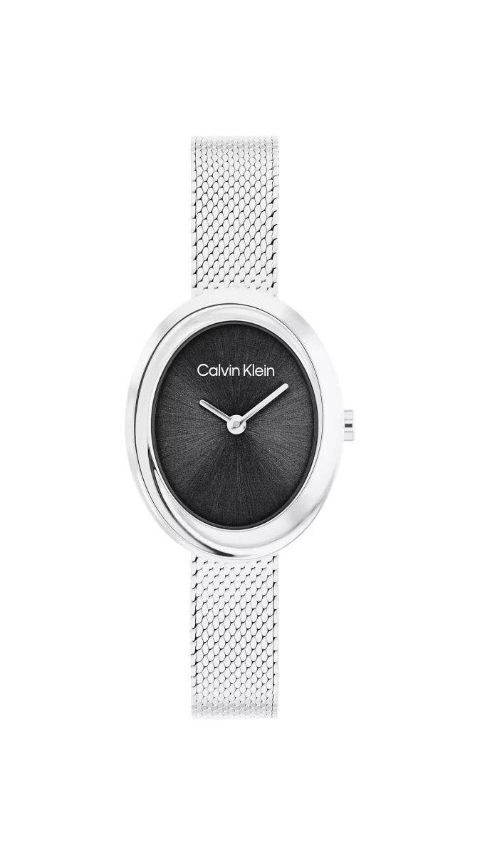 Calvin Klein - Contoured Bezel Oval Dial Watch - Brandatak Store