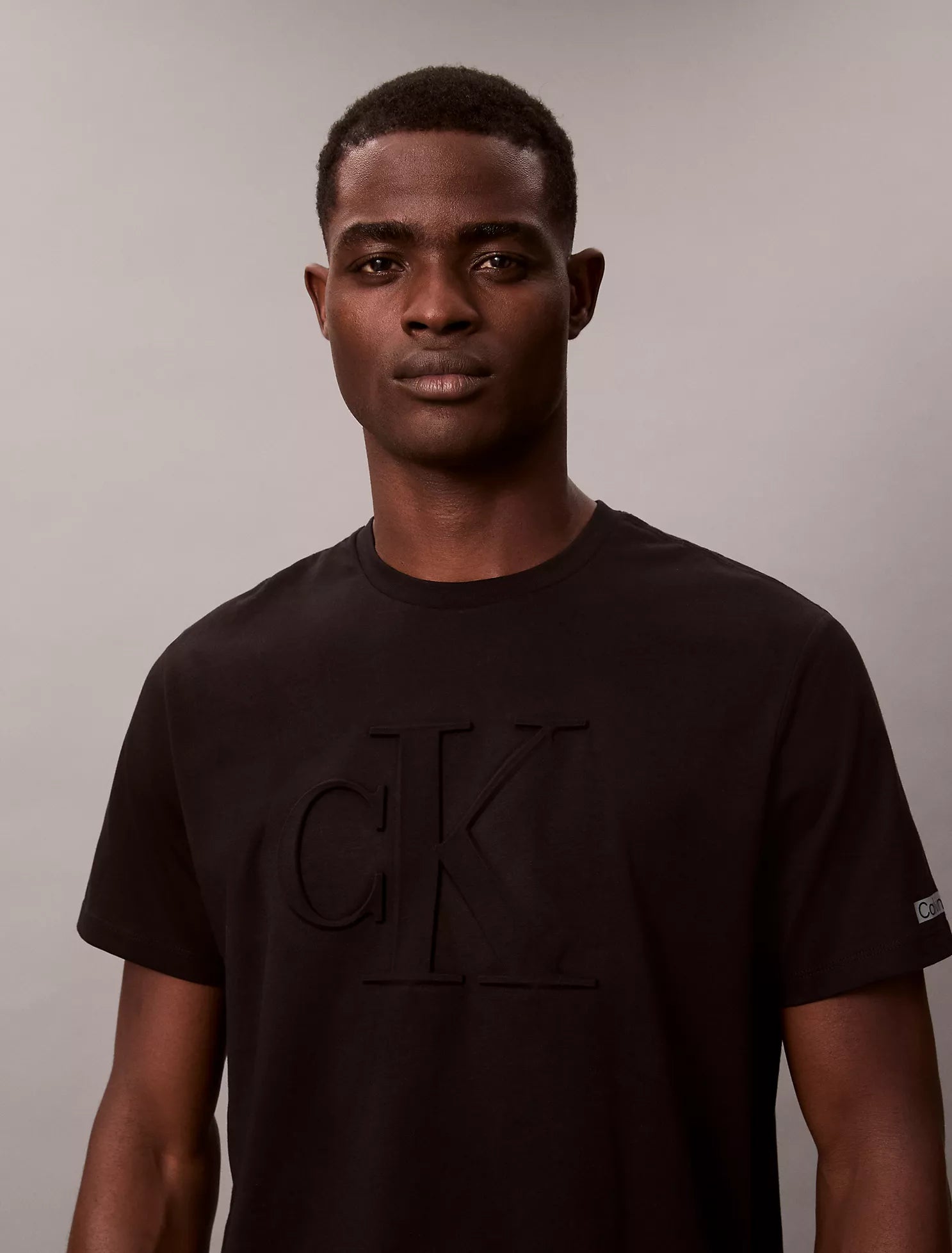 Calvin Klein - Embossed Monogram Classic T-Shirt IMMEDIATE