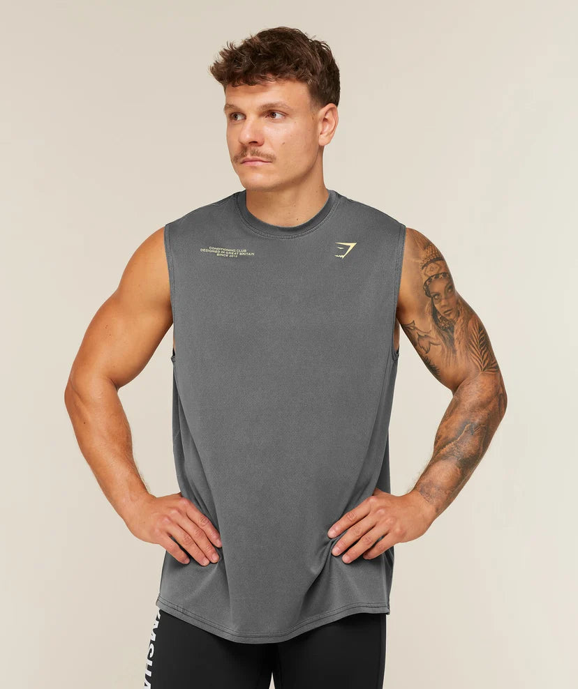 GYMSHARK - Conditioning Club Washed Tank