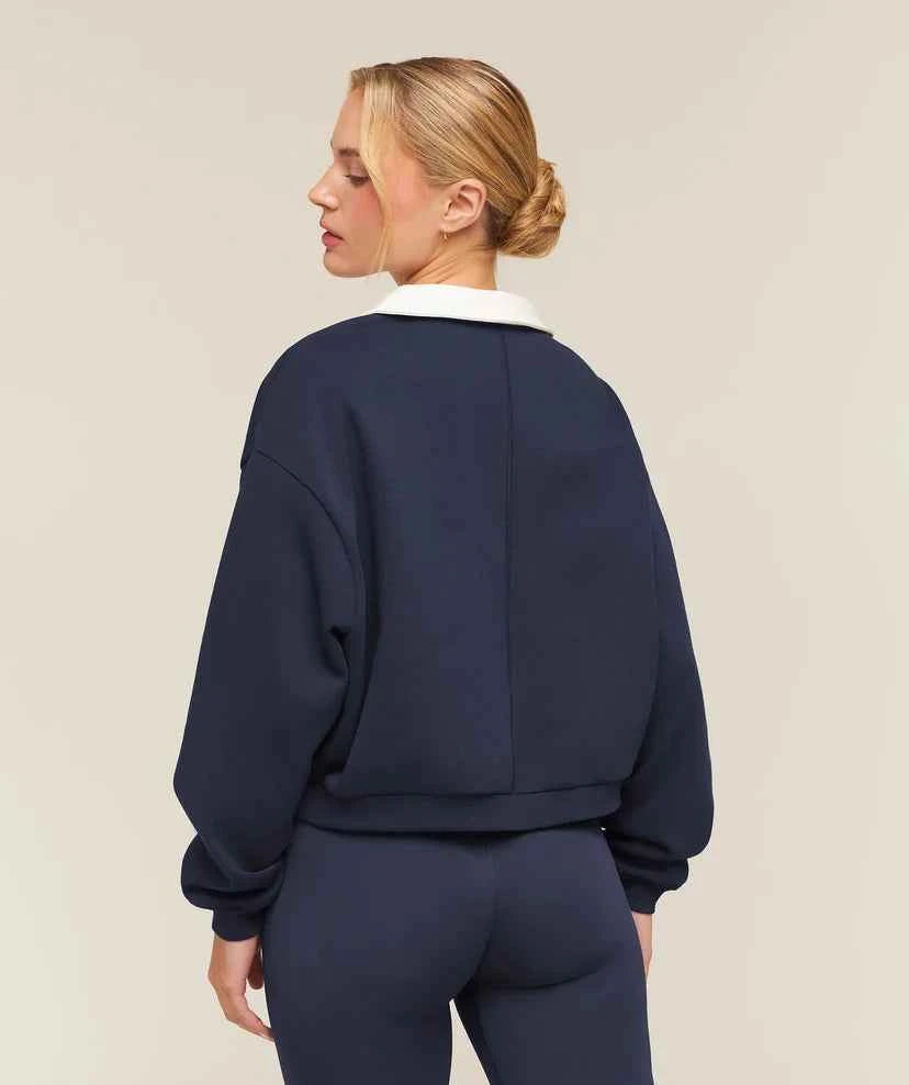 GYMSHARK - Cosy Luxe Campus Polo Sweatshirt