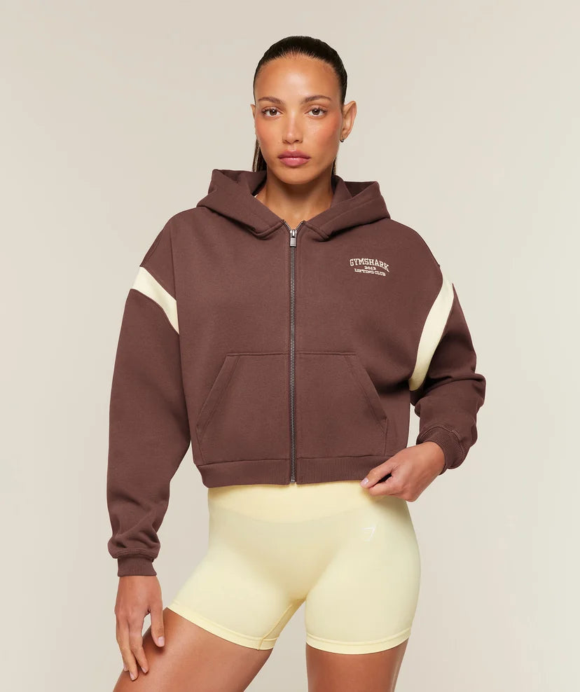 GYMSHARK - Cosy Luxe Campus Full Zip Hoodie