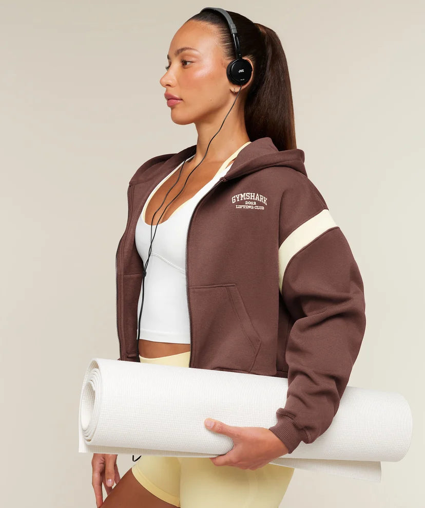 GYMSHARK - Cosy Luxe Campus Full Zip Hoodie