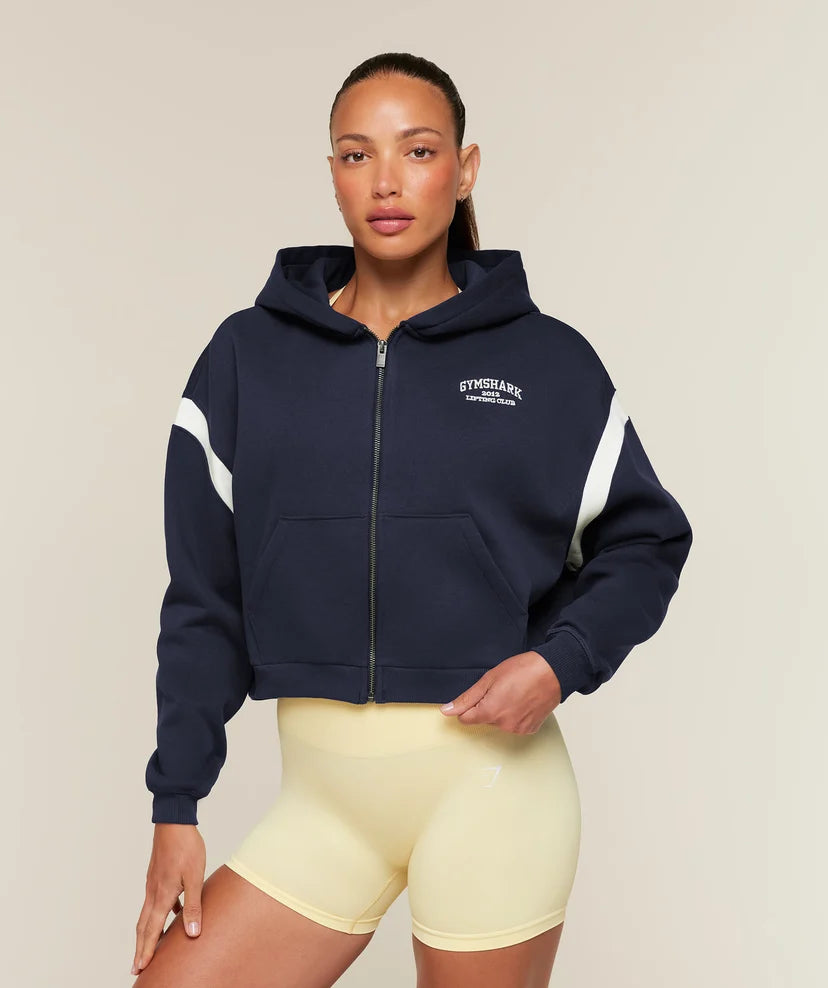 GYMSHARK - Cosy Luxe Campus Full Zip Hoodie