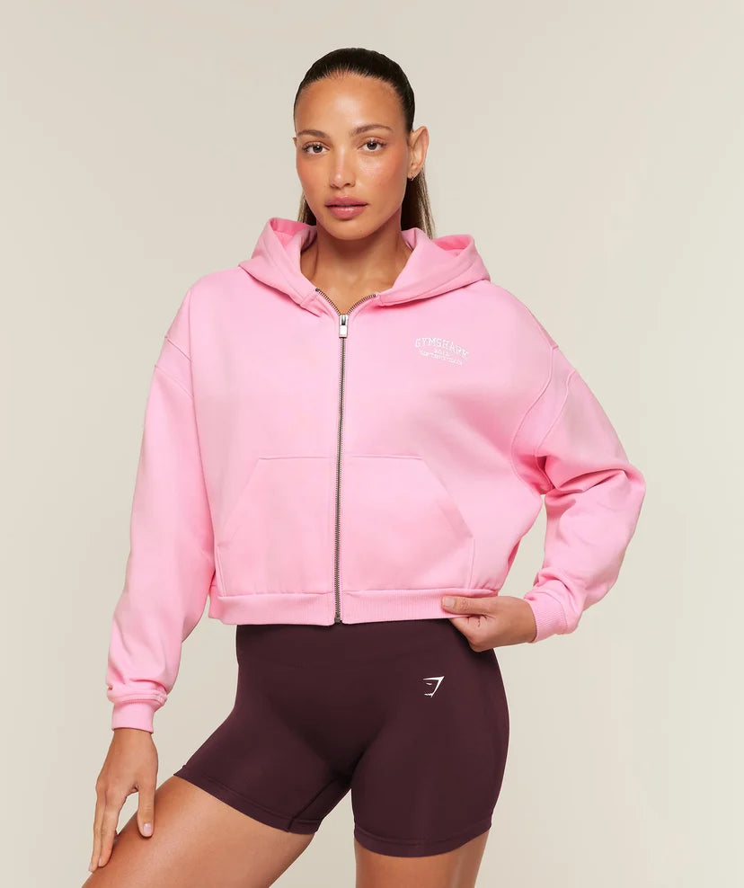 GYMSHARK - Cosy Luxe Campus Full Zip Hoodie