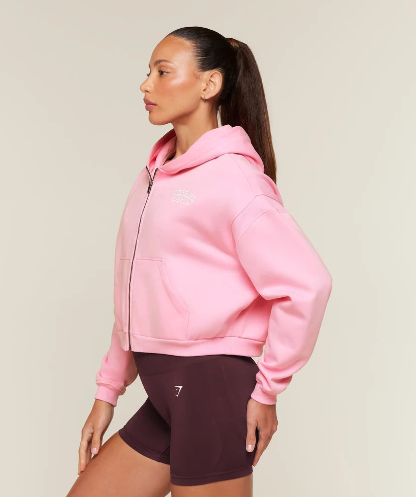 GYMSHARK - Cosy Luxe Campus Full Zip Hoodie