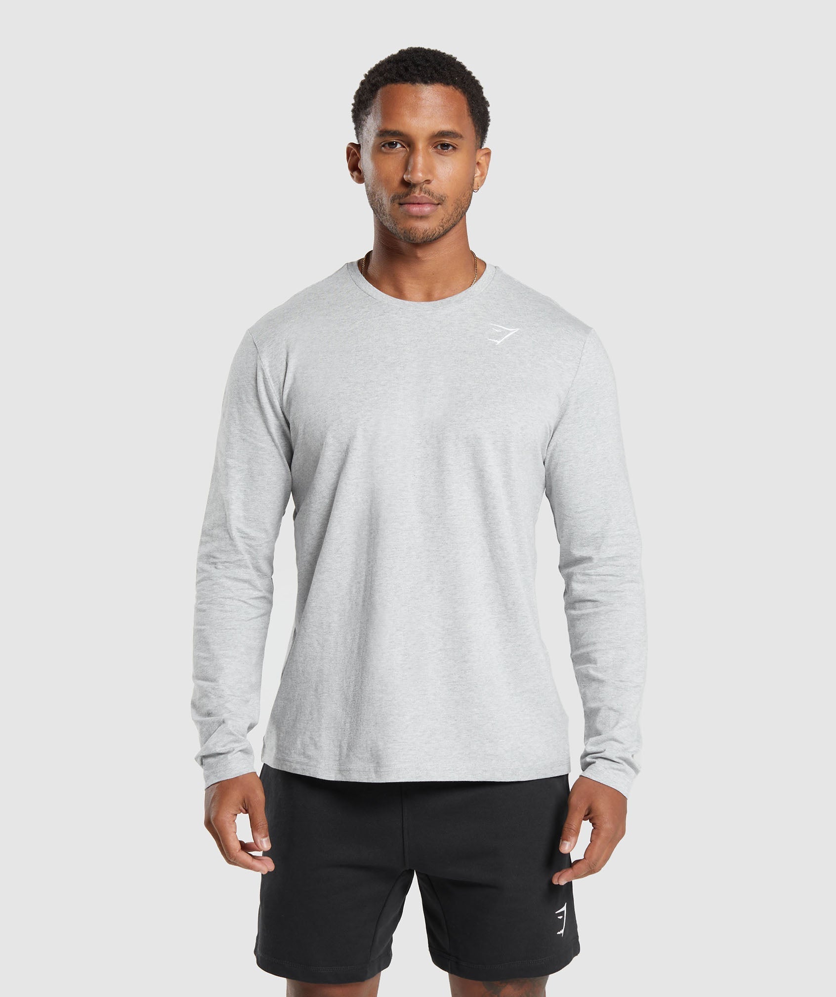 GYMSHARK - Crest Long Sleeve T-Shirt