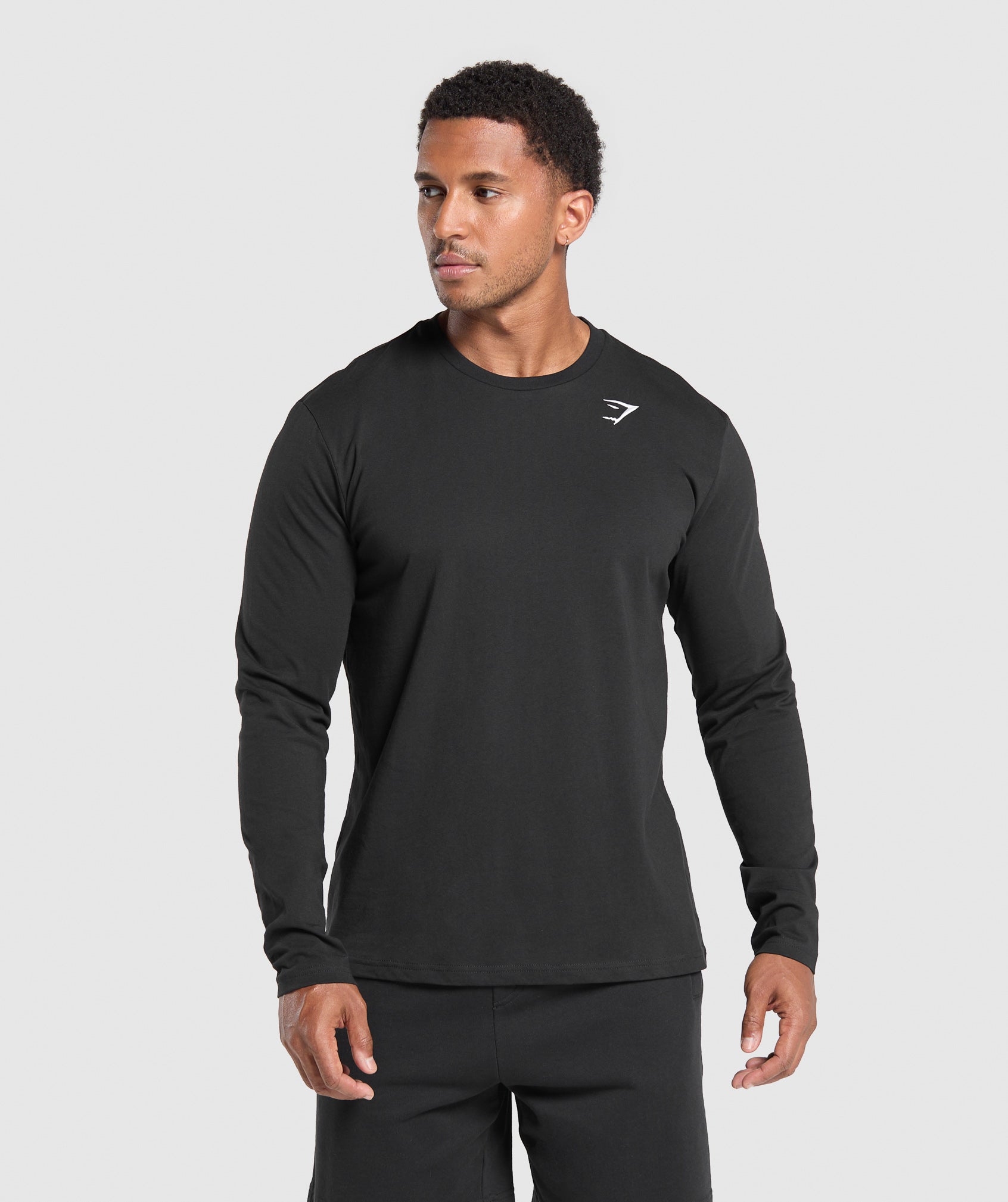 GYMSHARK - Crest Long Sleeve T-Shirt