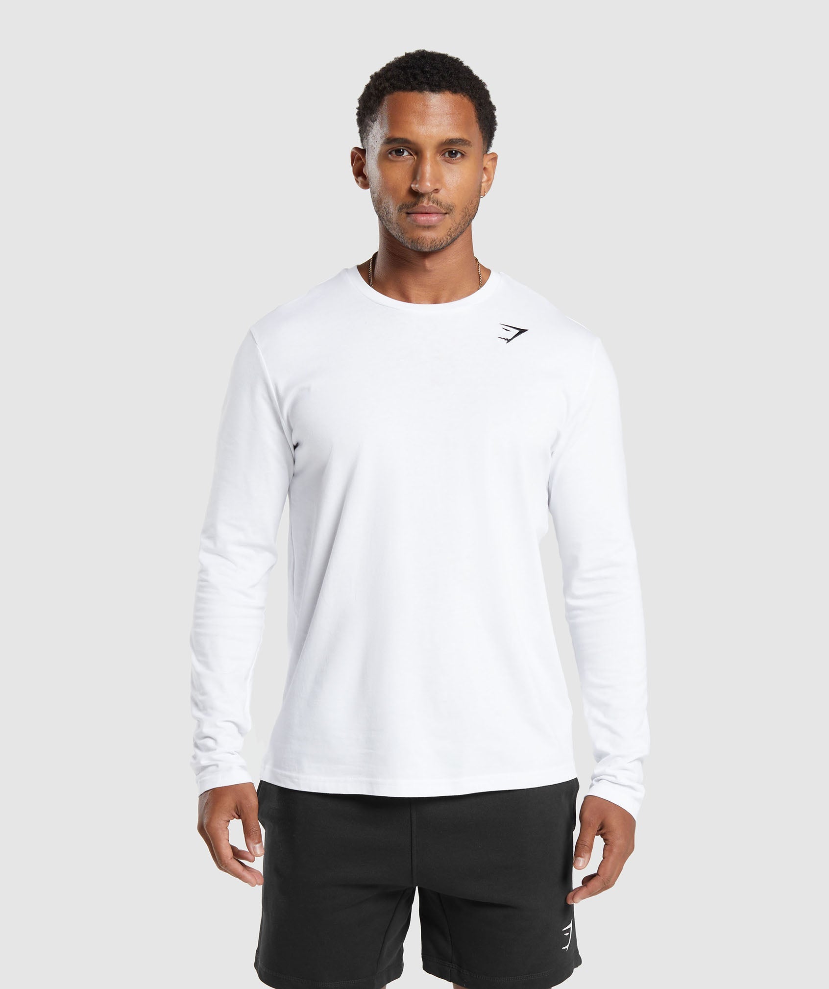 GYMSHARK - Crest Long Sleeve T-Shirt