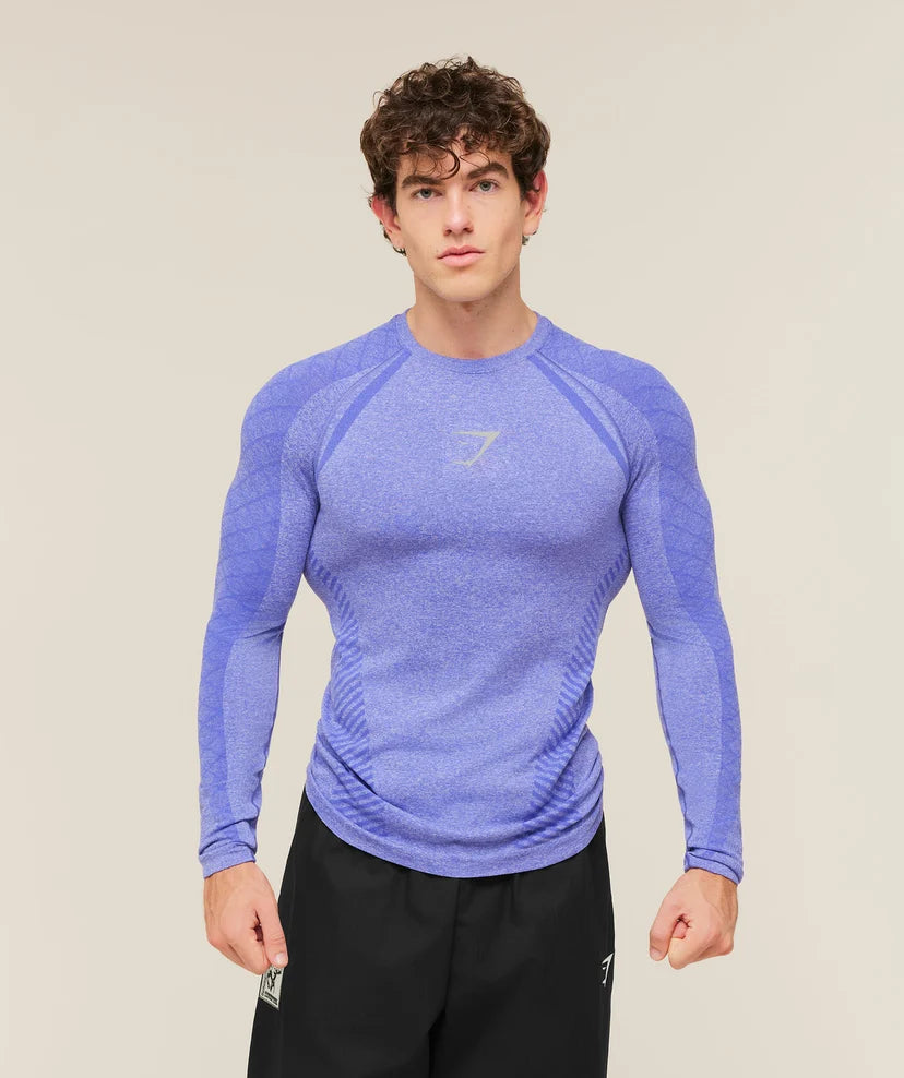 GYMSHARK - Devant Seamless Long Sleeve T-Shirt
