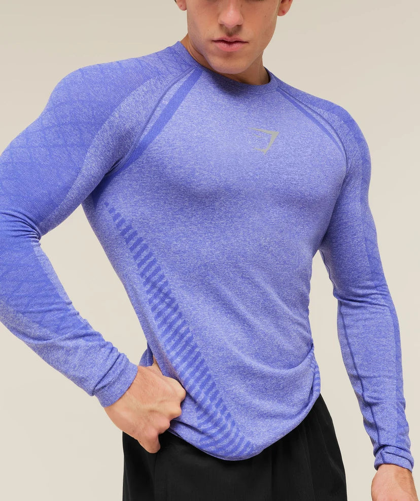 GYMSHARK - Devant Seamless Long Sleeve T-Shirt