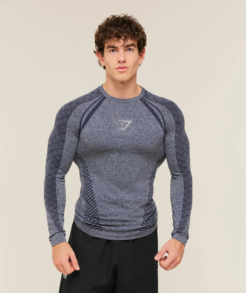 GYMSHARK - Devant Seamless Long Sleeve T-Shirt