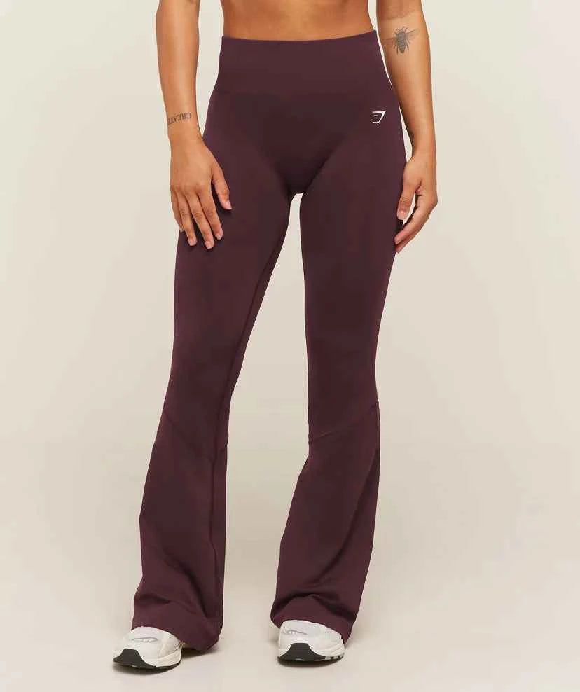 GYMSHARK - Everyday Seamless Flared Leggings Regular