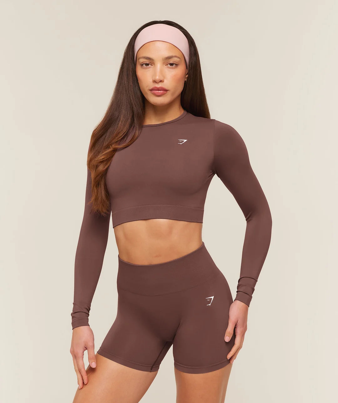 GYMSHARK - Everyday Seamless Long Sleeve Crop Top