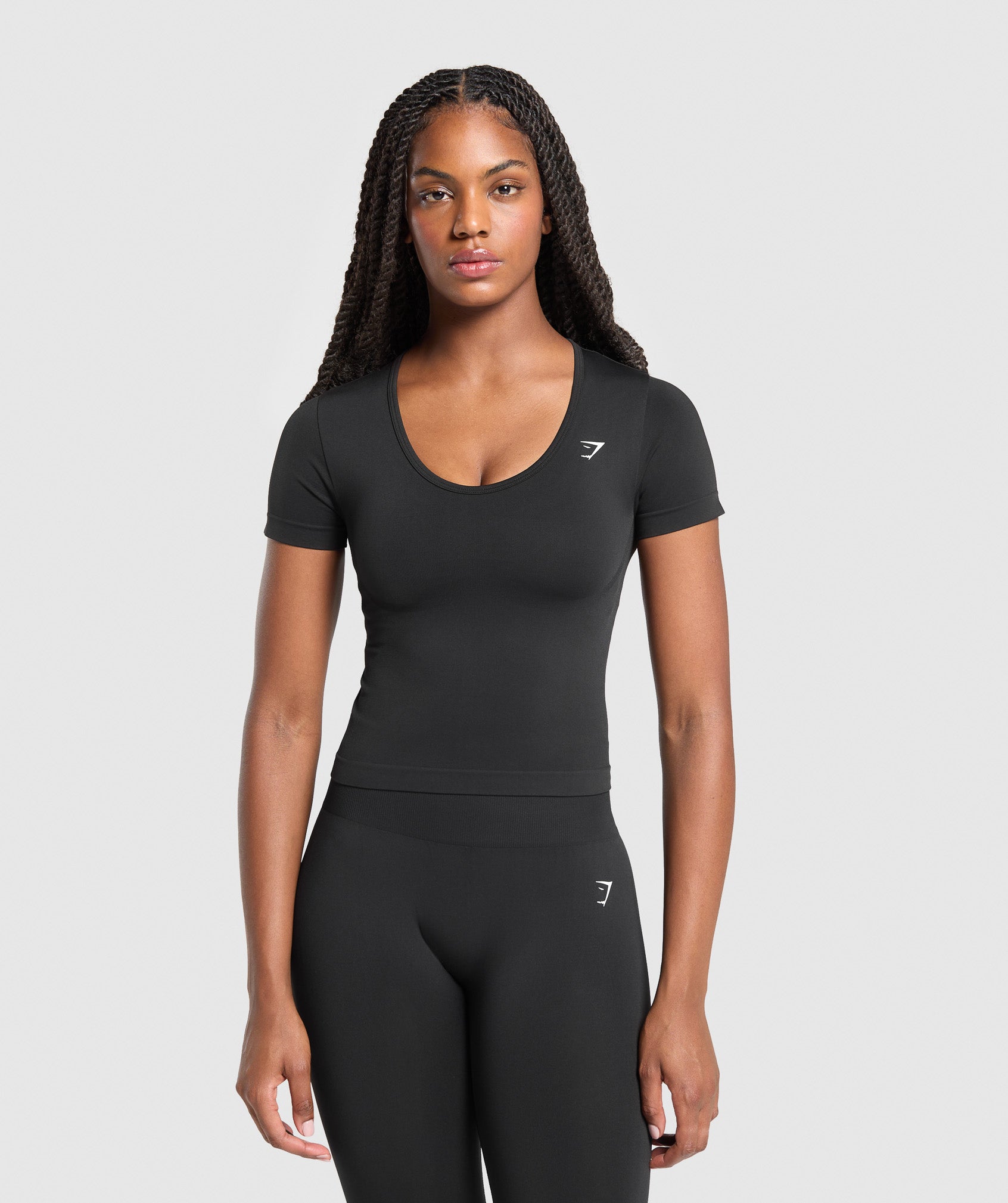GYMSHARK - Everyday Seamless Tight Fit Crew Neck Tee