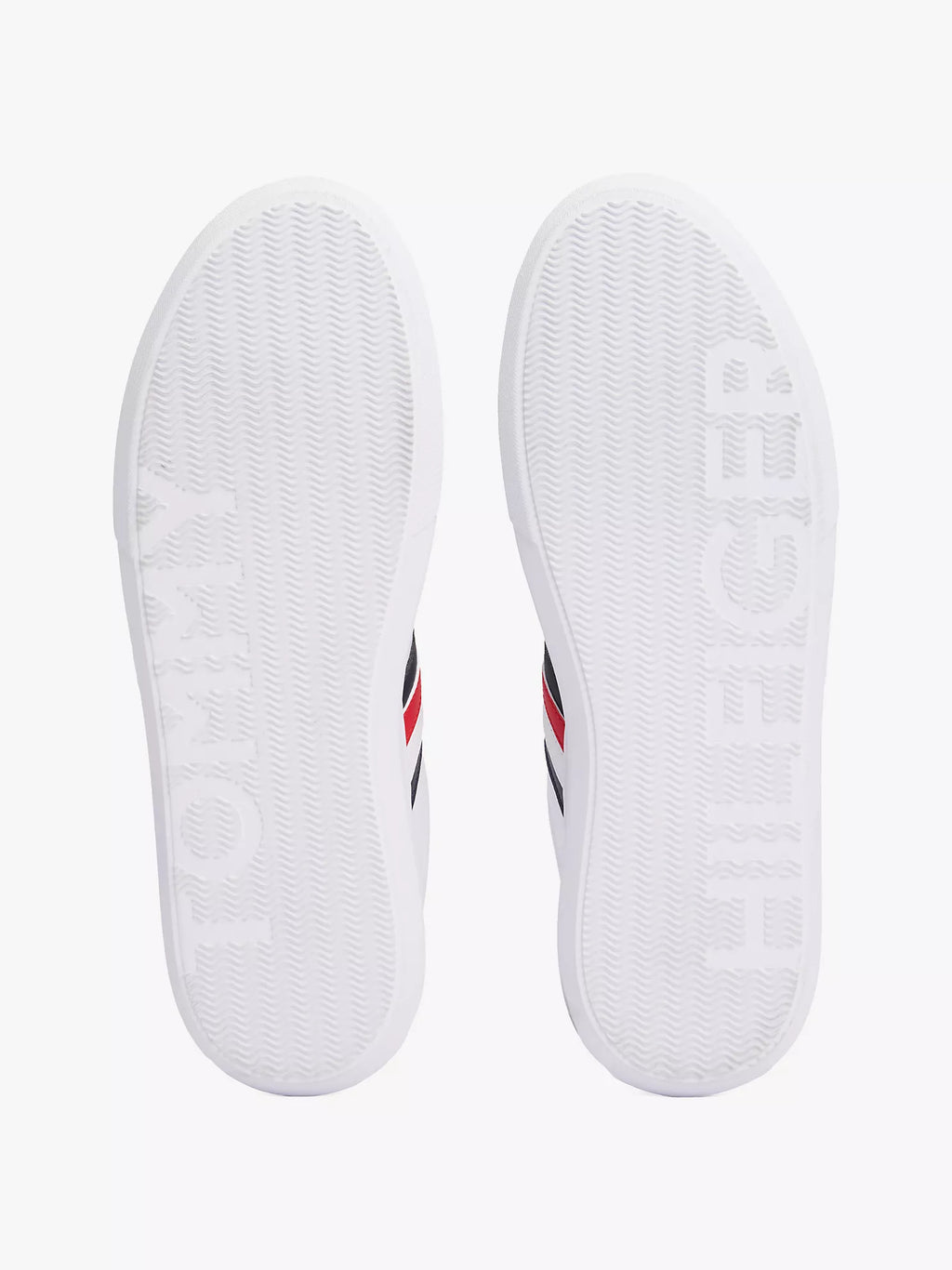 Tommy Hilfiger - Stripe Leather Cupsole Sneaker