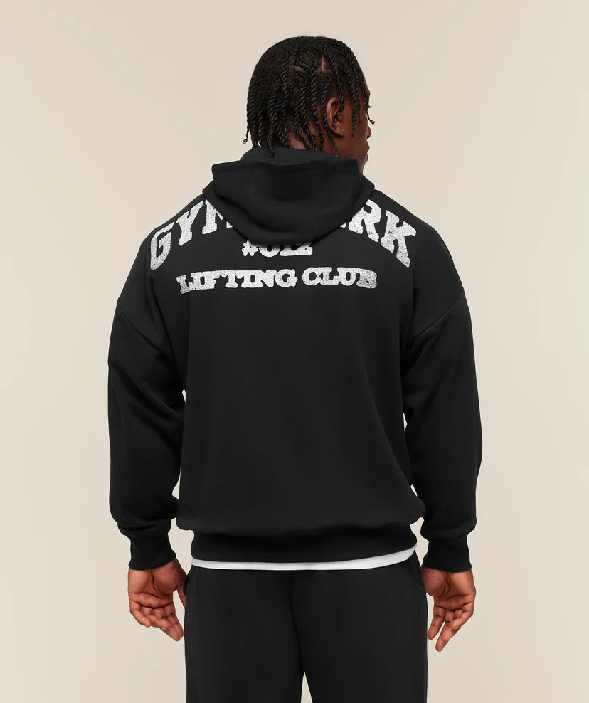 GYMSHARK - Faded Collegiate Graphic Hoodie