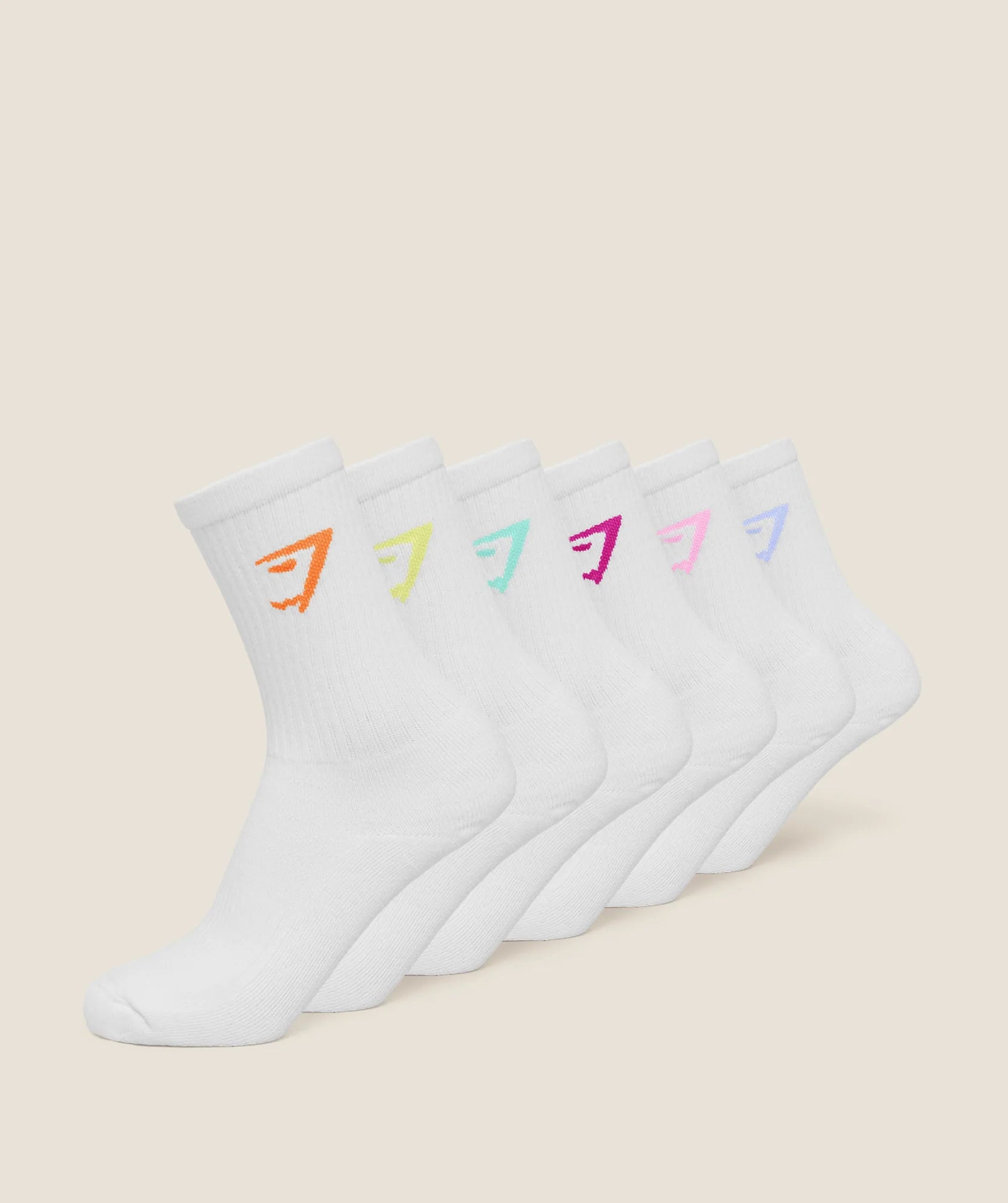 GYMSHARK - Crew Socks 6pk