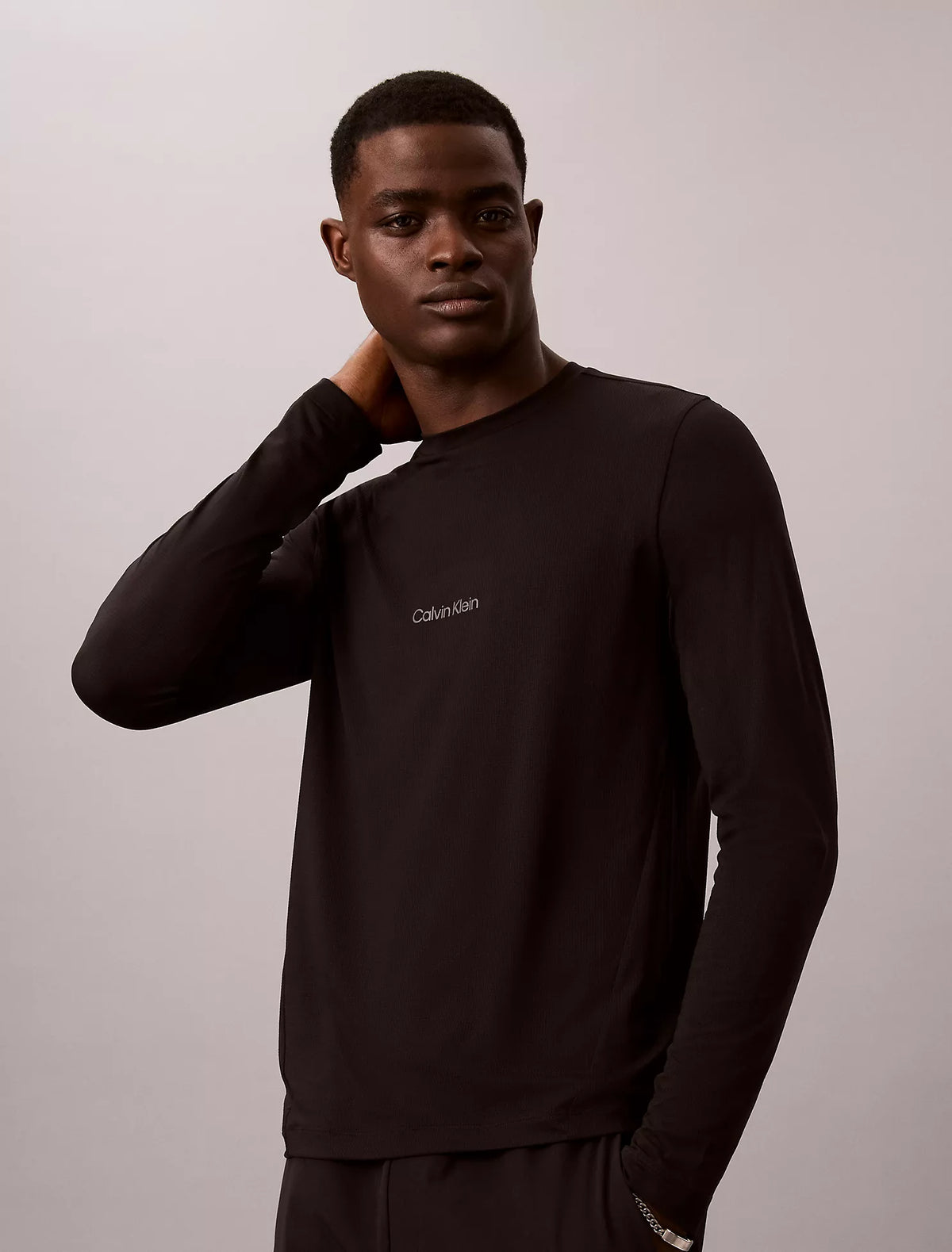 Calvin Klein - Icon Sport Mesh Long Sleeve Tee