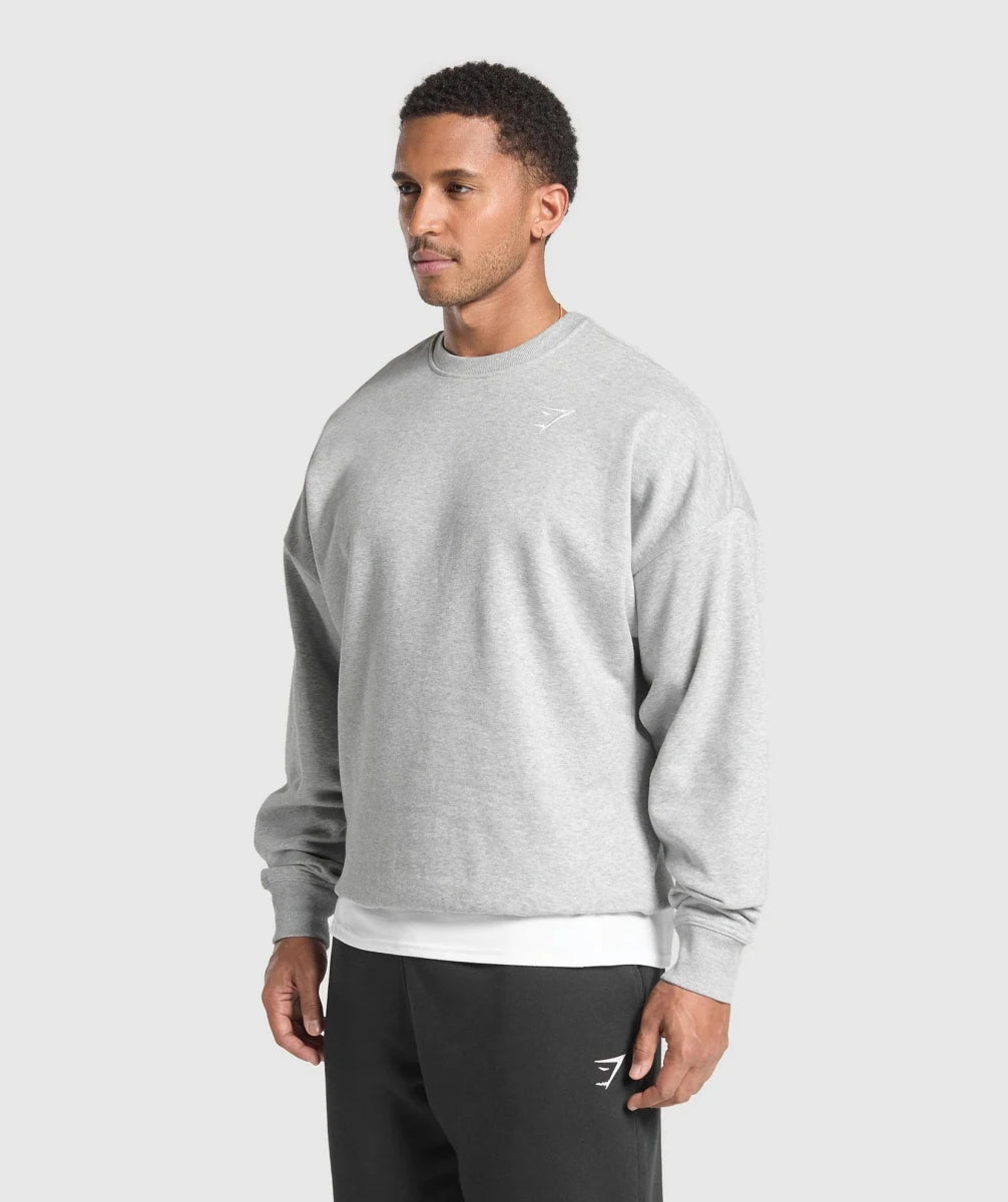 GymShark - Oversized Crest Crew - Brandatak Store
