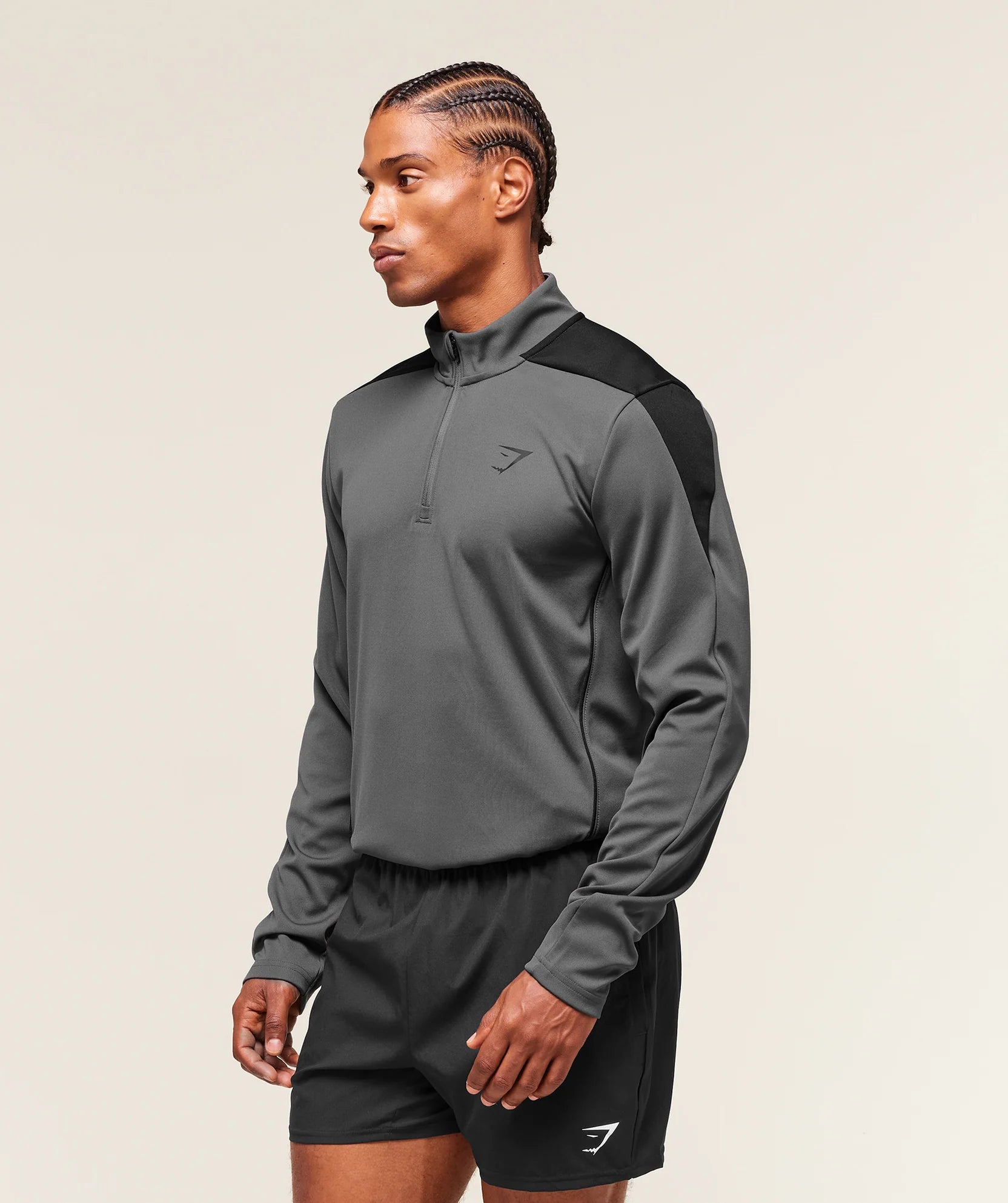 GYMSHARK - Arrival Block 1/4 Zip