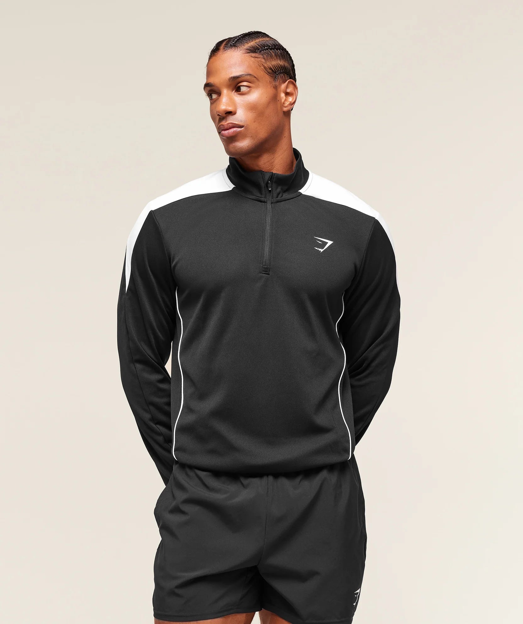 GYMSHARK - Arrival Block 1/4 Zip