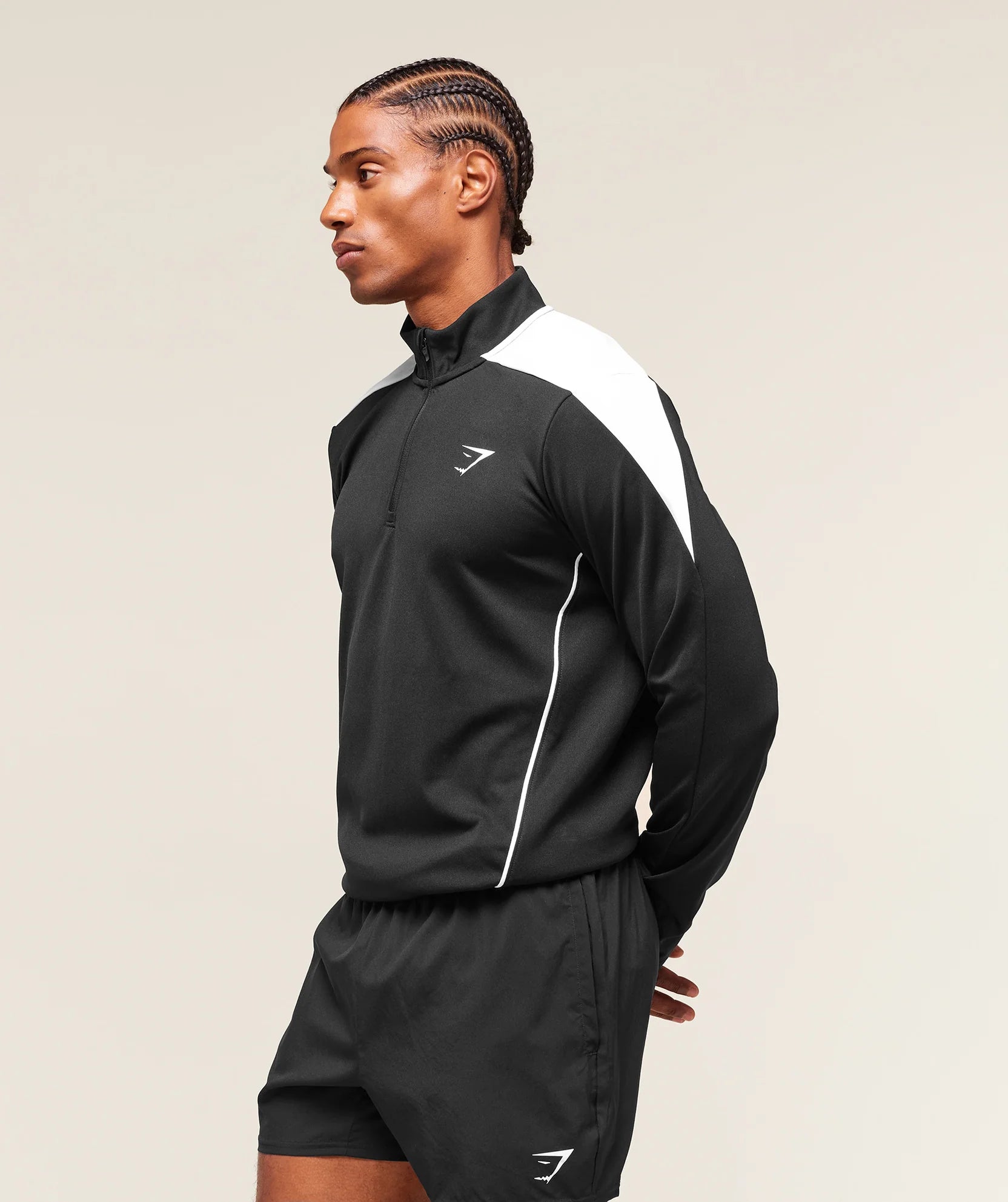 GYMSHARK - Arrival Block 1/4 Zip