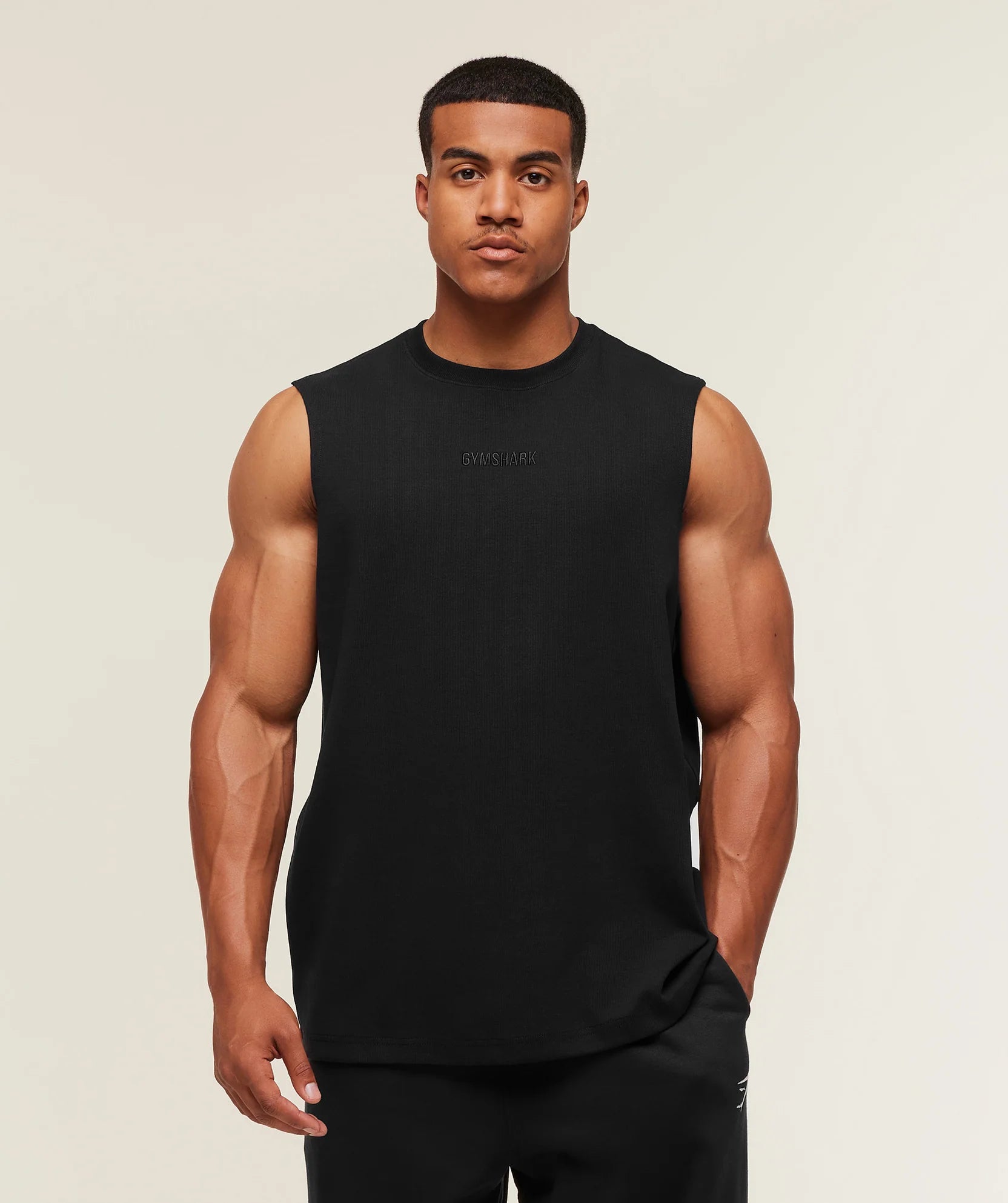 GYMSHARK - Oversized Premium Ribbed Tank