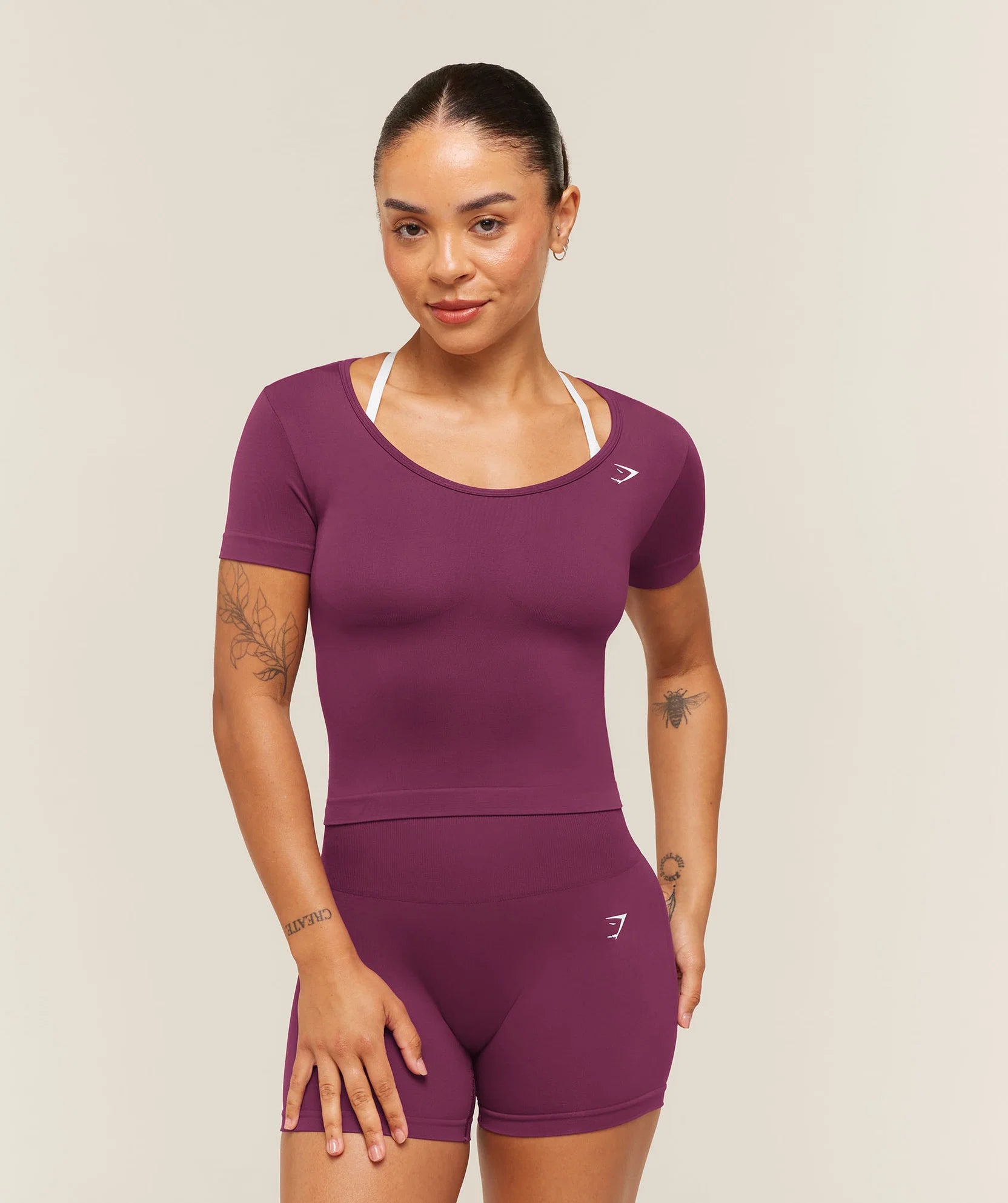 GYMSHARK - Everyday Seamless Tight Fit Crew Neck Tee