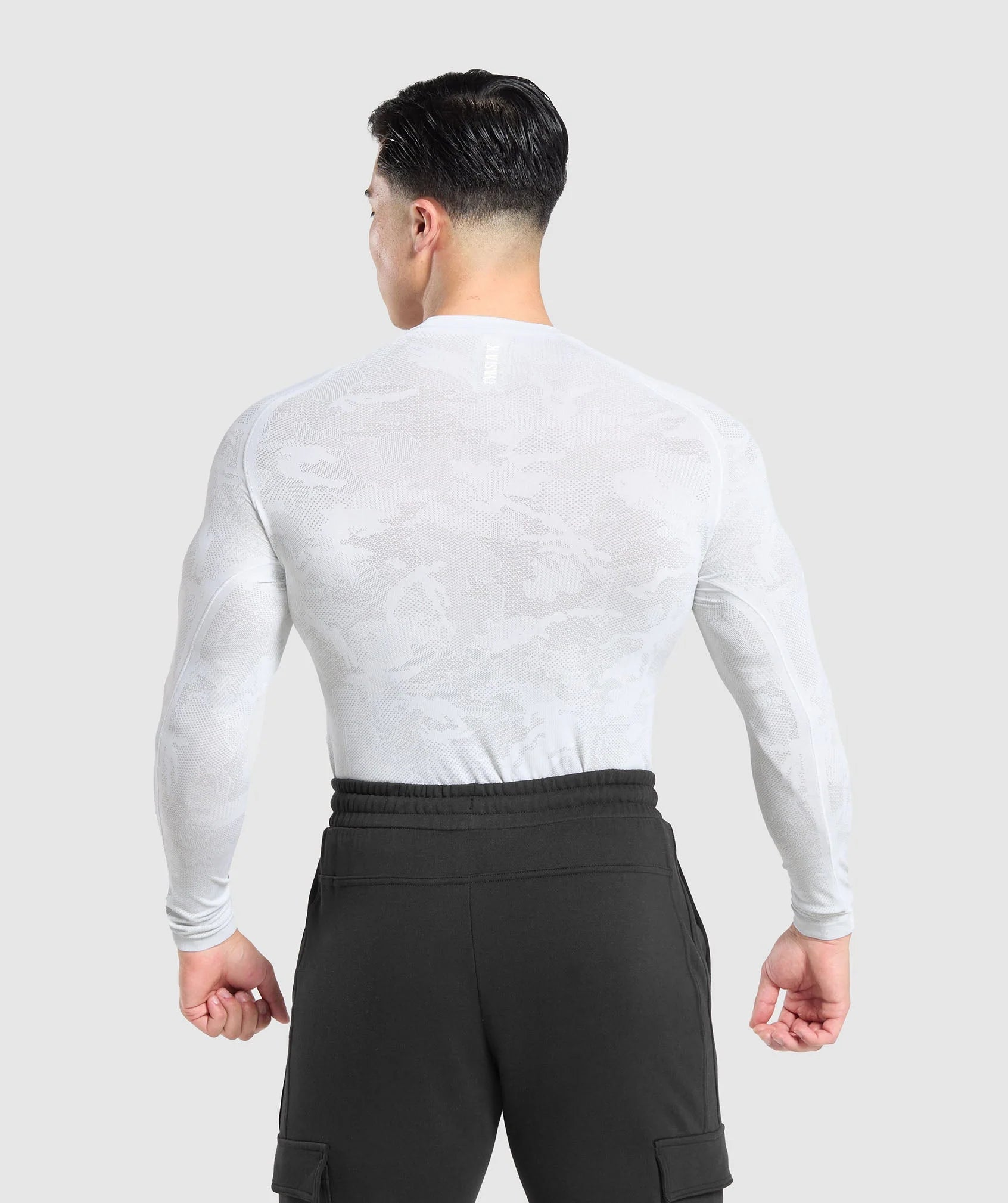 GYMSHARK - Geo Seamless Long Sleeve T-Shirt