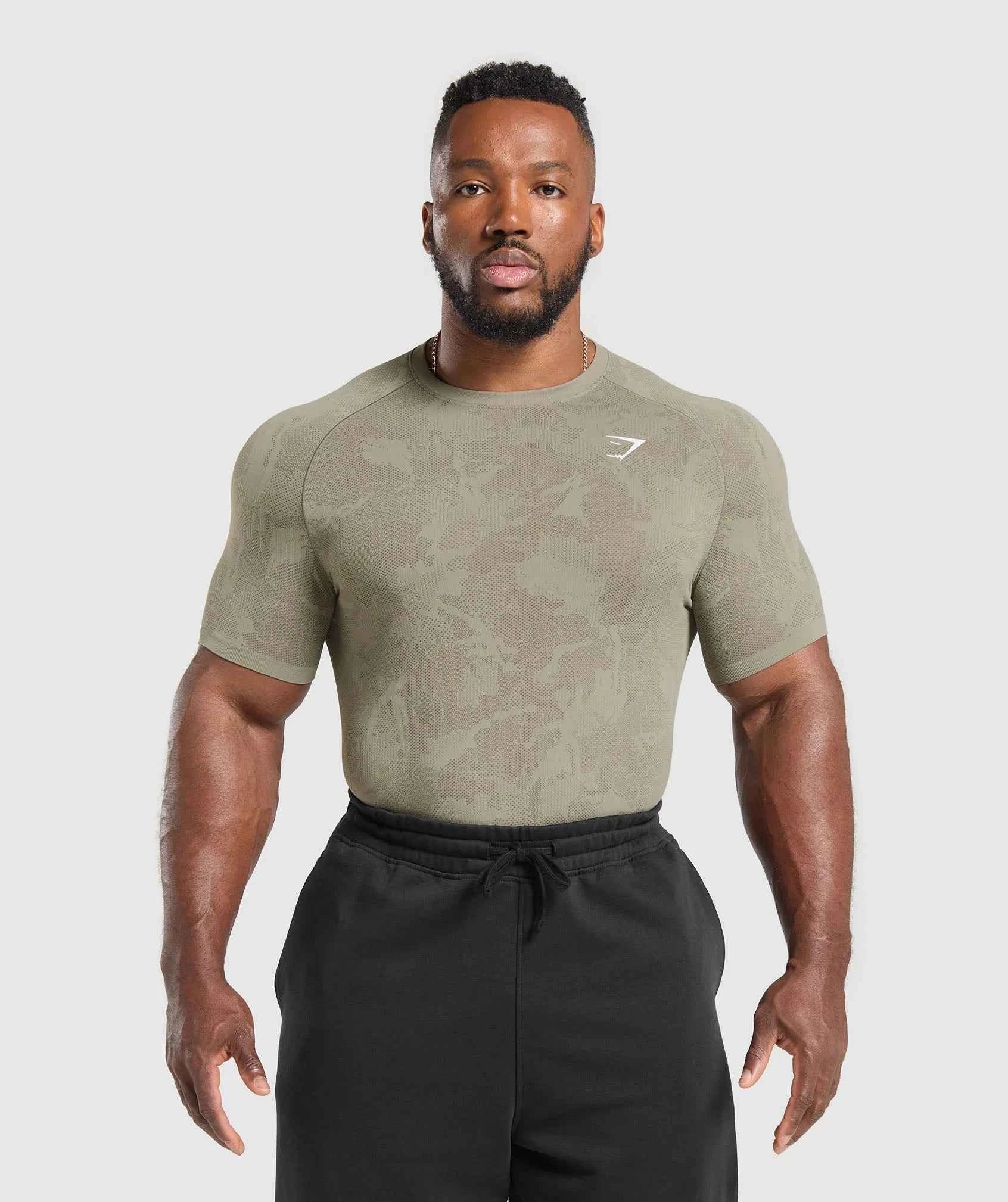 GYMSHARK-Geo Seamless T-Shirt