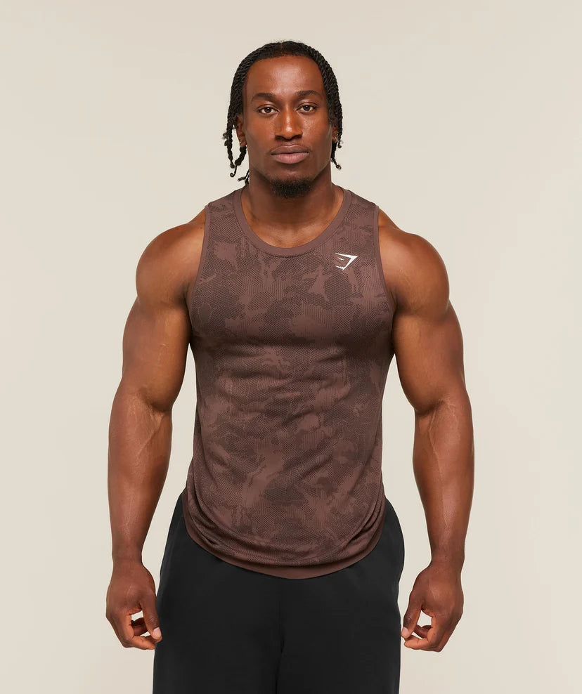 GYMSHARK - Geo Seamless Tank