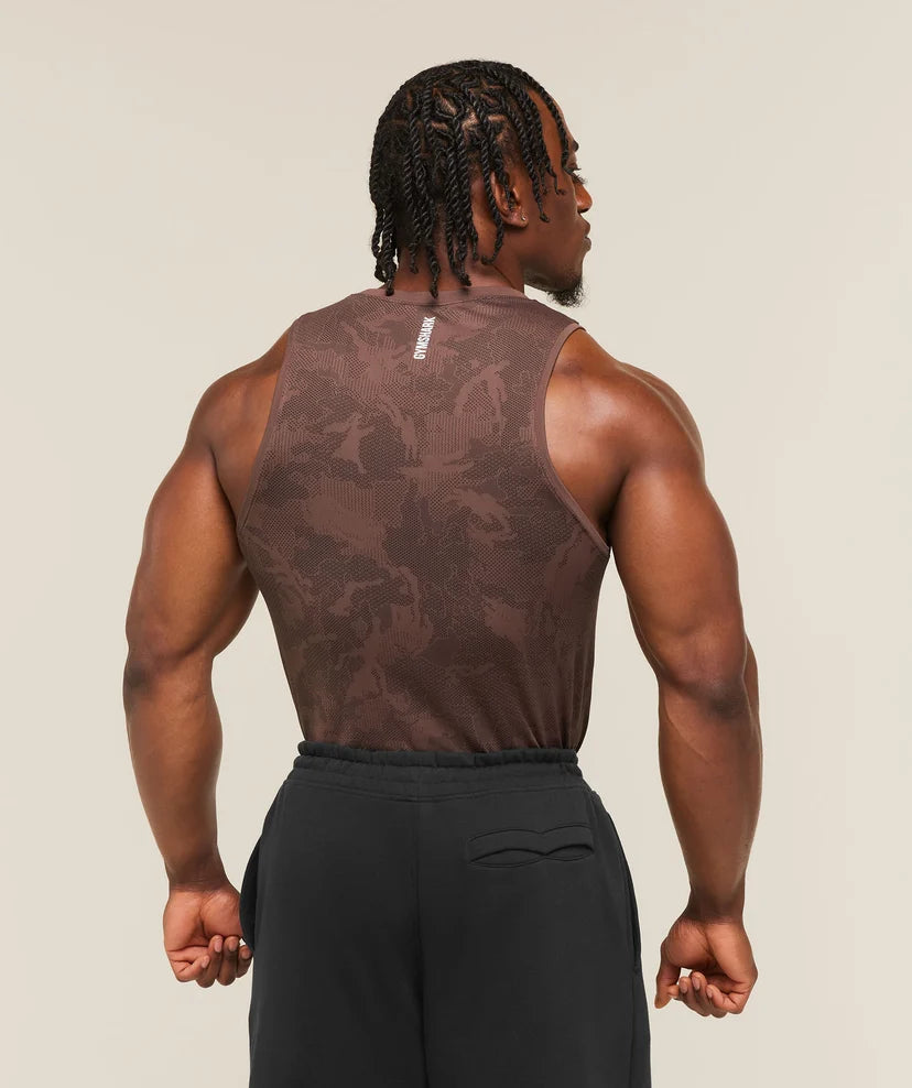 GYMSHARK - Geo Seamless Tank