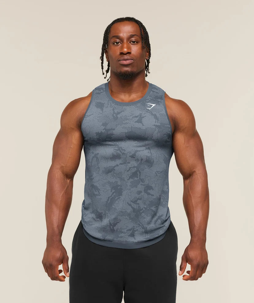 GYMSHARK - Geo Seamless Tank