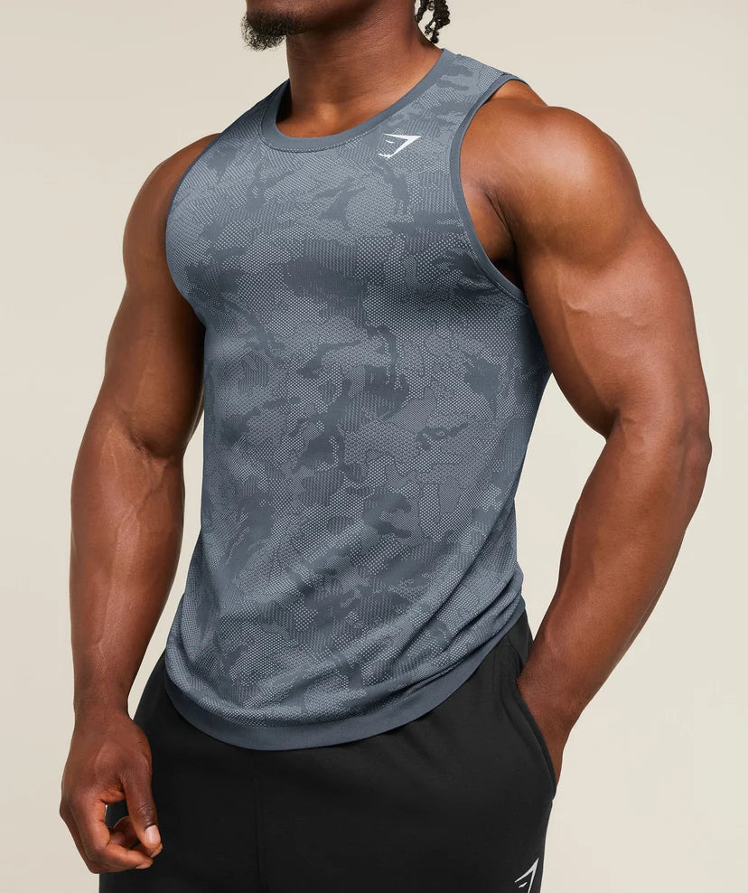 GYMSHARK - Geo Seamless Tank