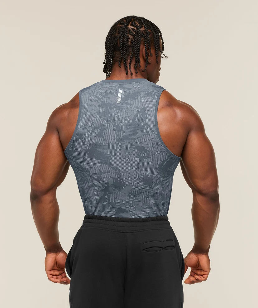 GYMSHARK - Geo Seamless Tank