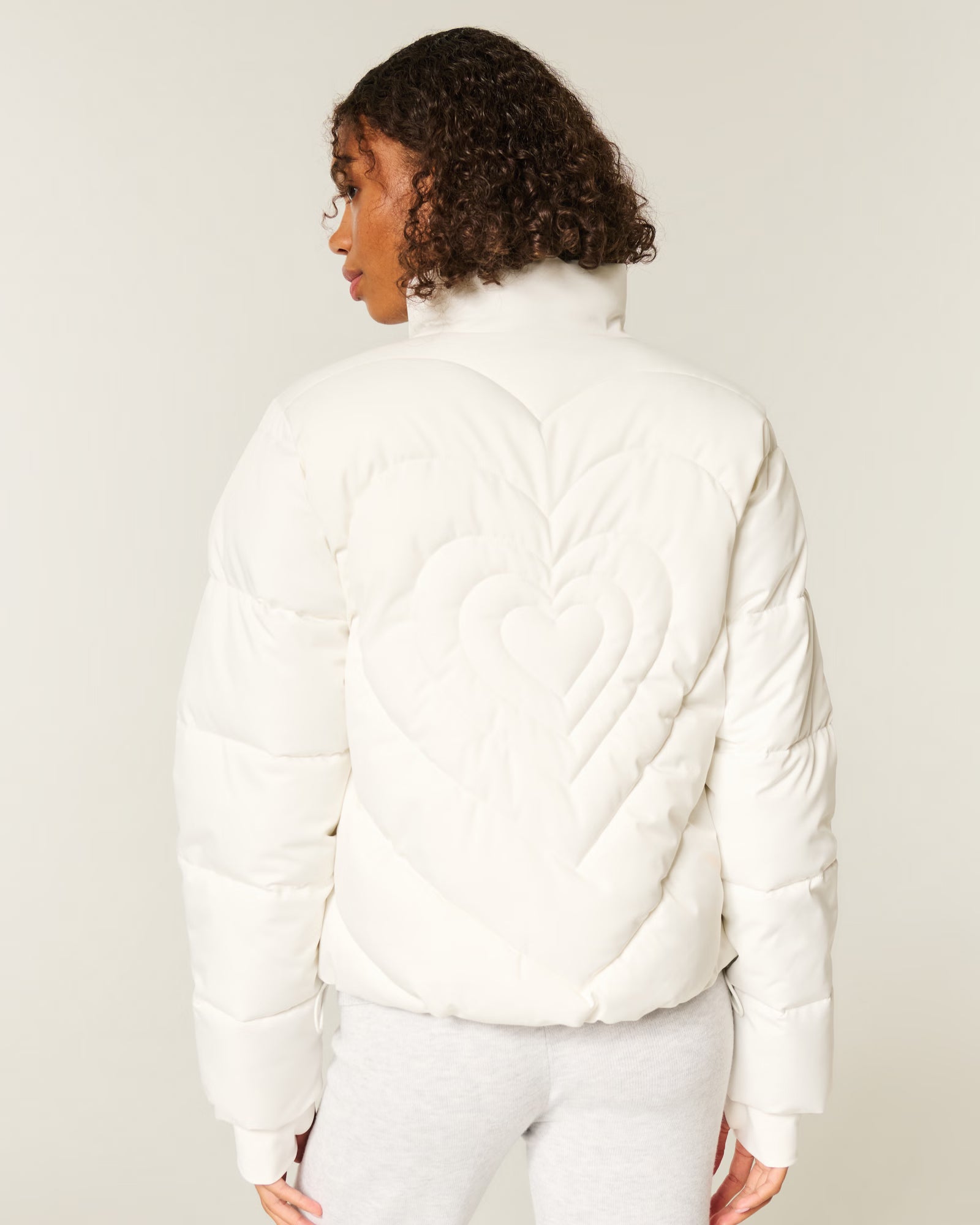 Hollister- Zip-Up Puffer Jacket