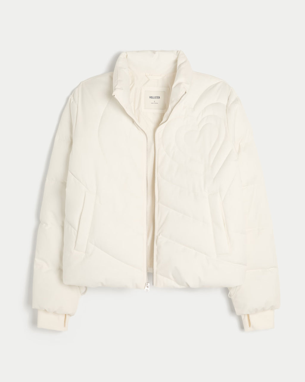 Hollister- Zip-Up Puffer Jacket