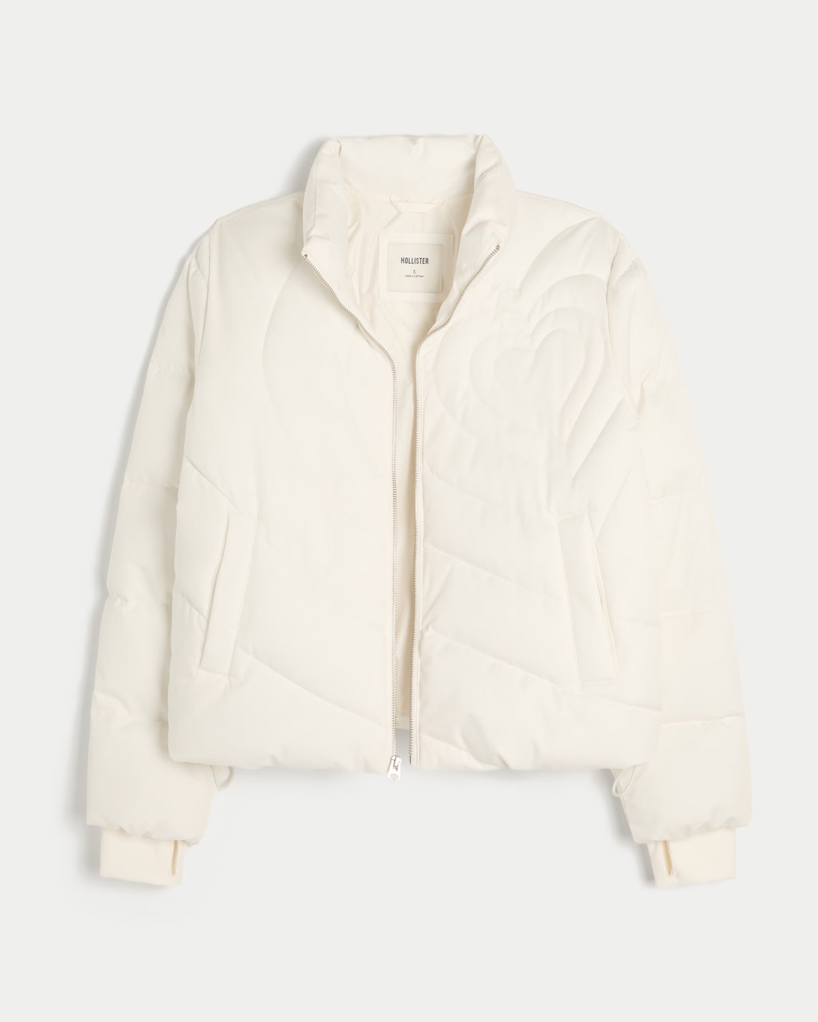 Hollister- Zip-Up Puffer Jacket